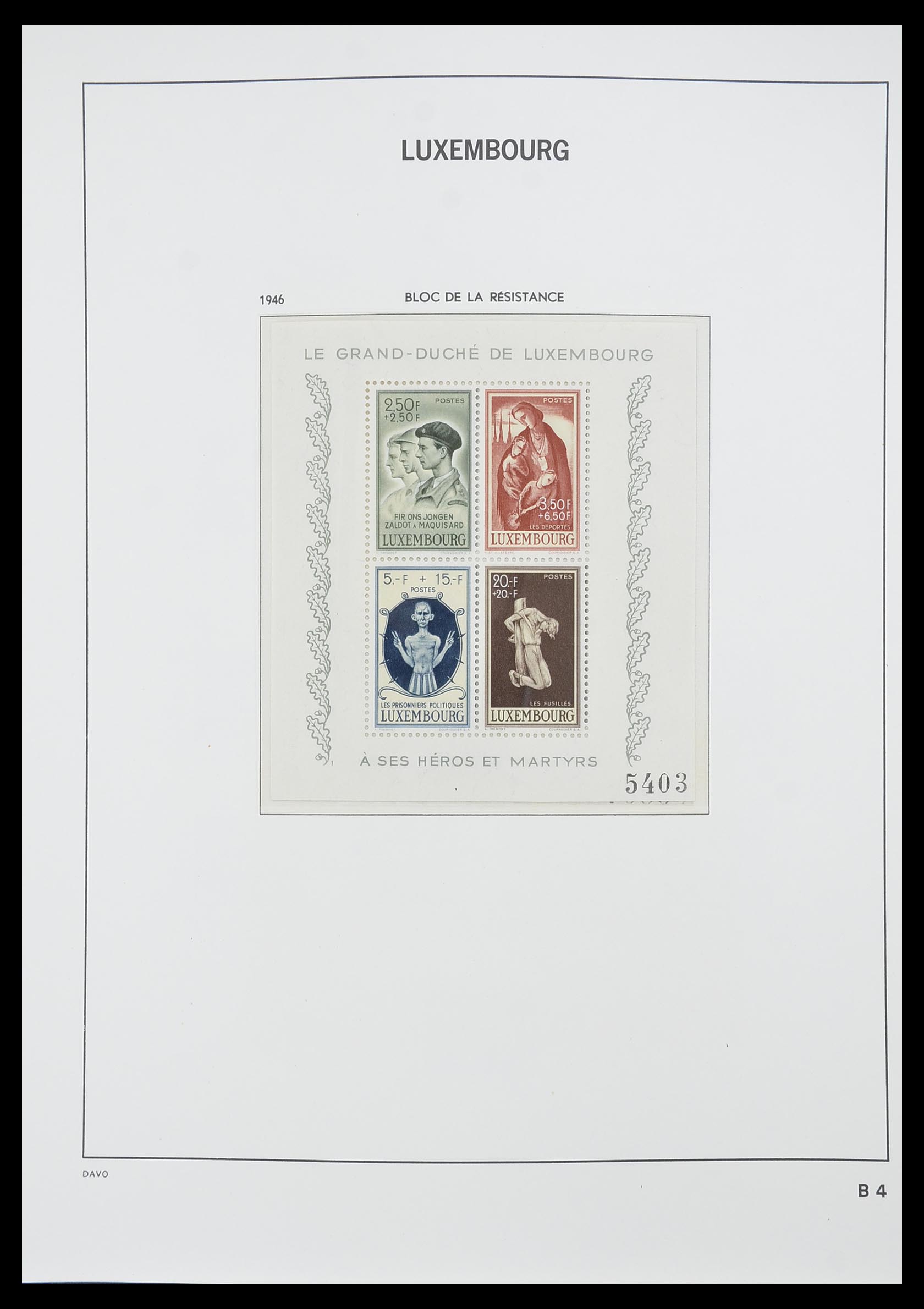 33774 035 - Stamp collection 33774 Luxembourg 1852-2018!