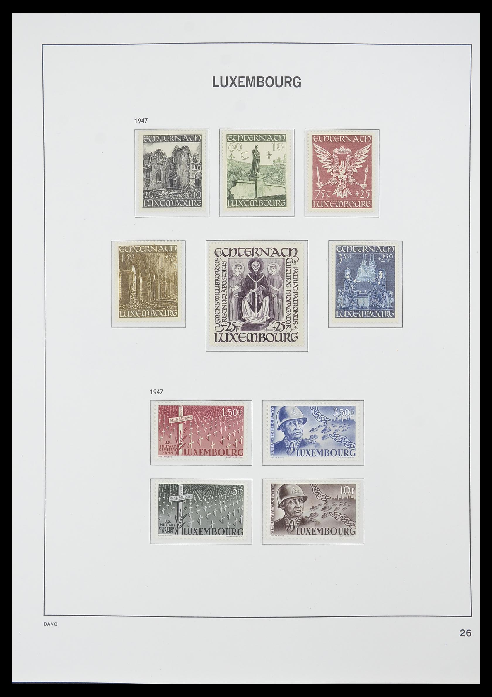 33774 037 - Stamp collection 33774 Luxembourg 1852-2018!