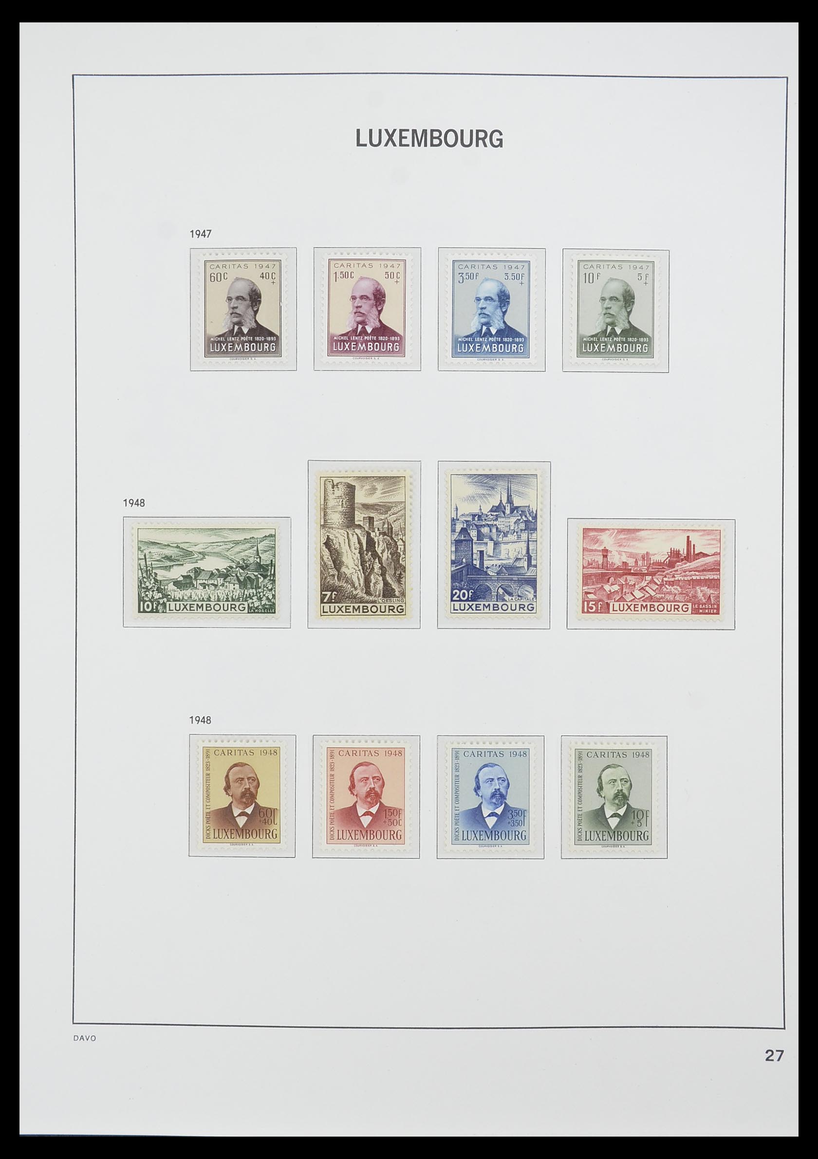 33774 038 - Stamp collection 33774 Luxembourg 1852-2018!