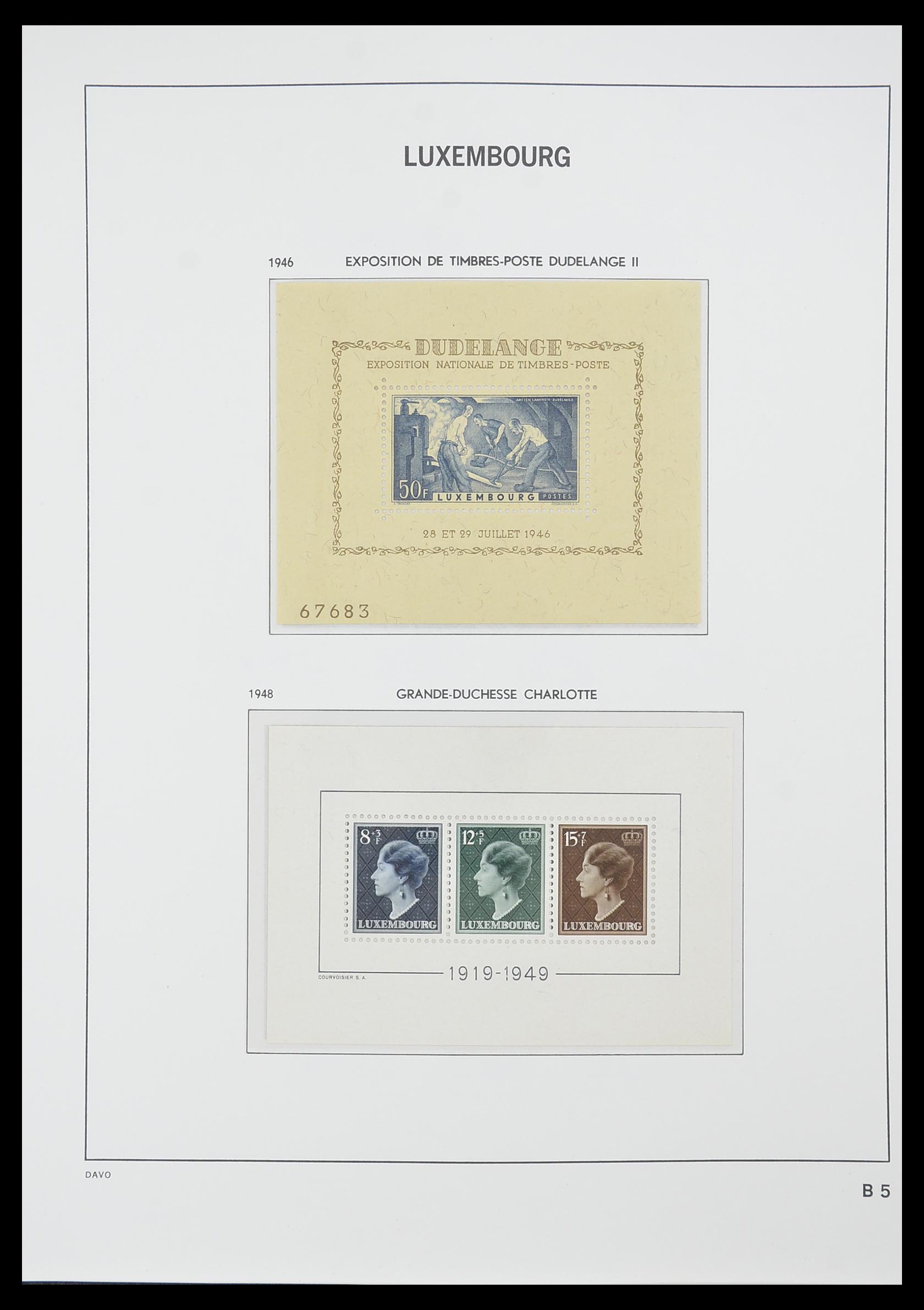 33774 040 - Stamp collection 33774 Luxembourg 1852-2018!