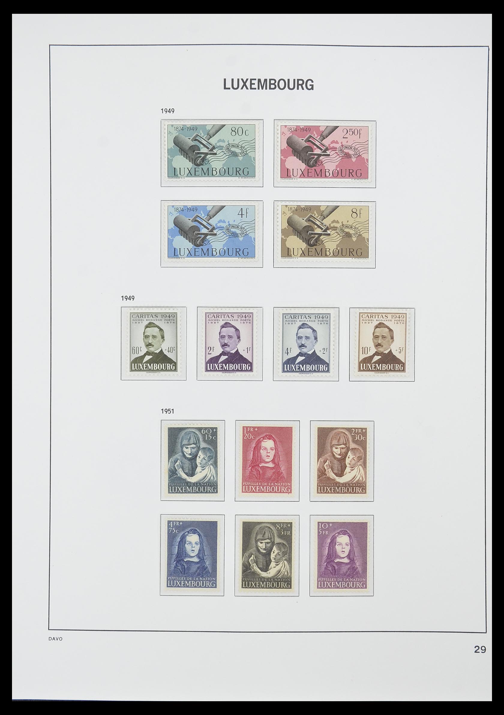 33774 041 - Stamp collection 33774 Luxembourg 1852-2018!