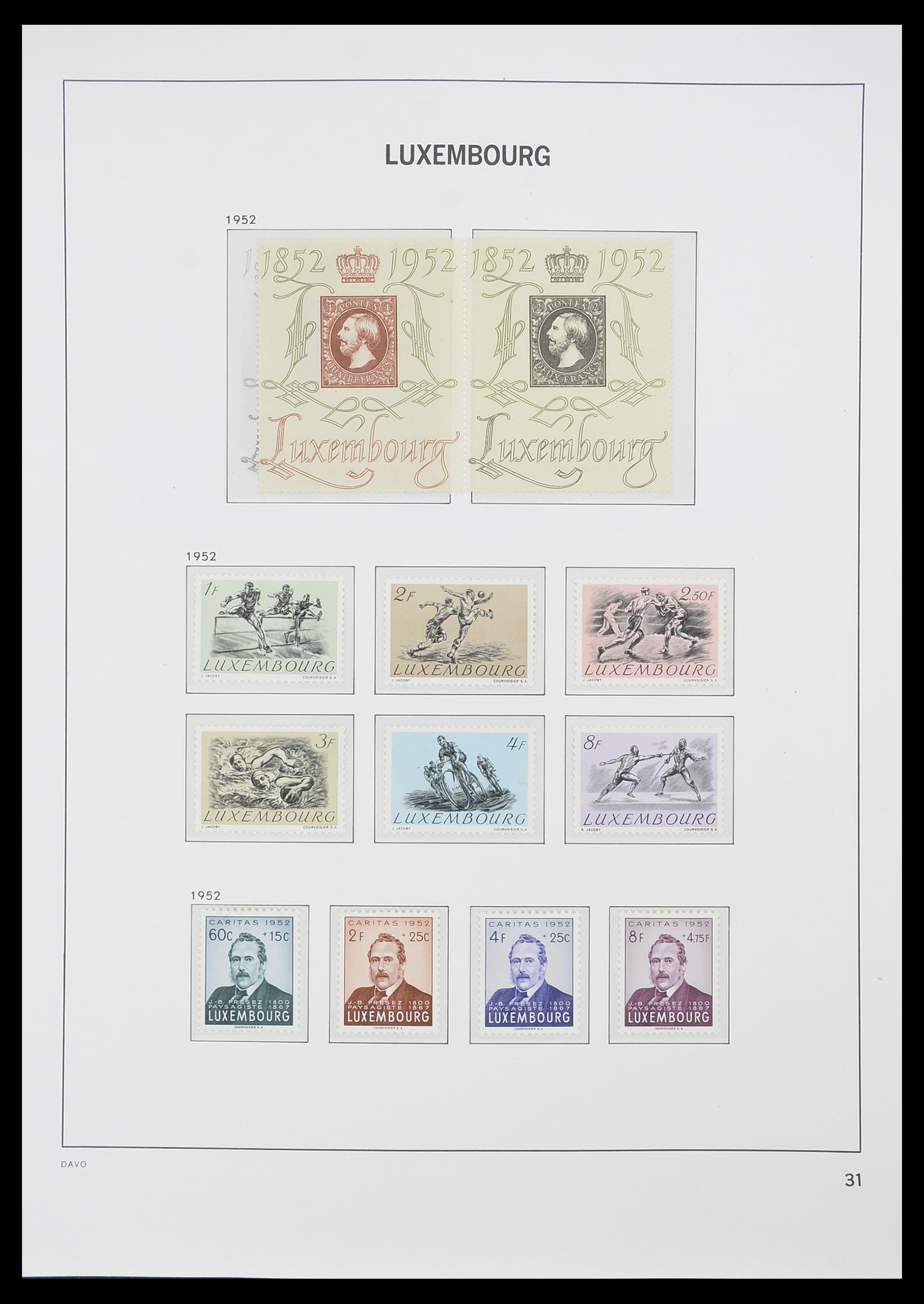 33774 043 - Stamp collection 33774 Luxembourg 1852-2018!