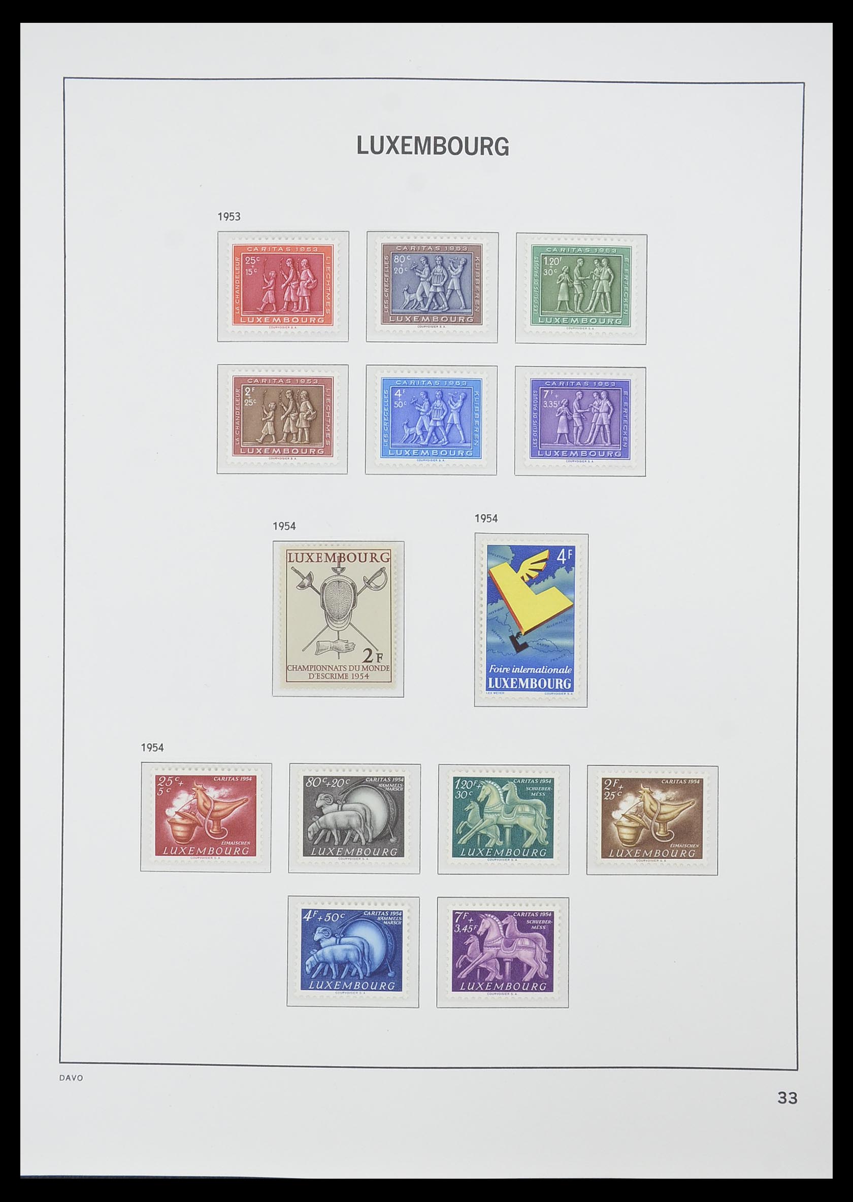 33774 046 - Stamp collection 33774 Luxembourg 1852-2018!