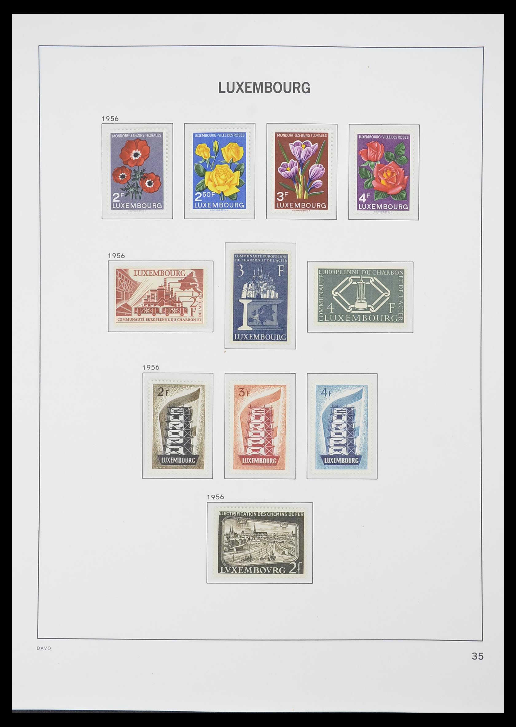 33774 048 - Stamp collection 33774 Luxembourg 1852-2018!