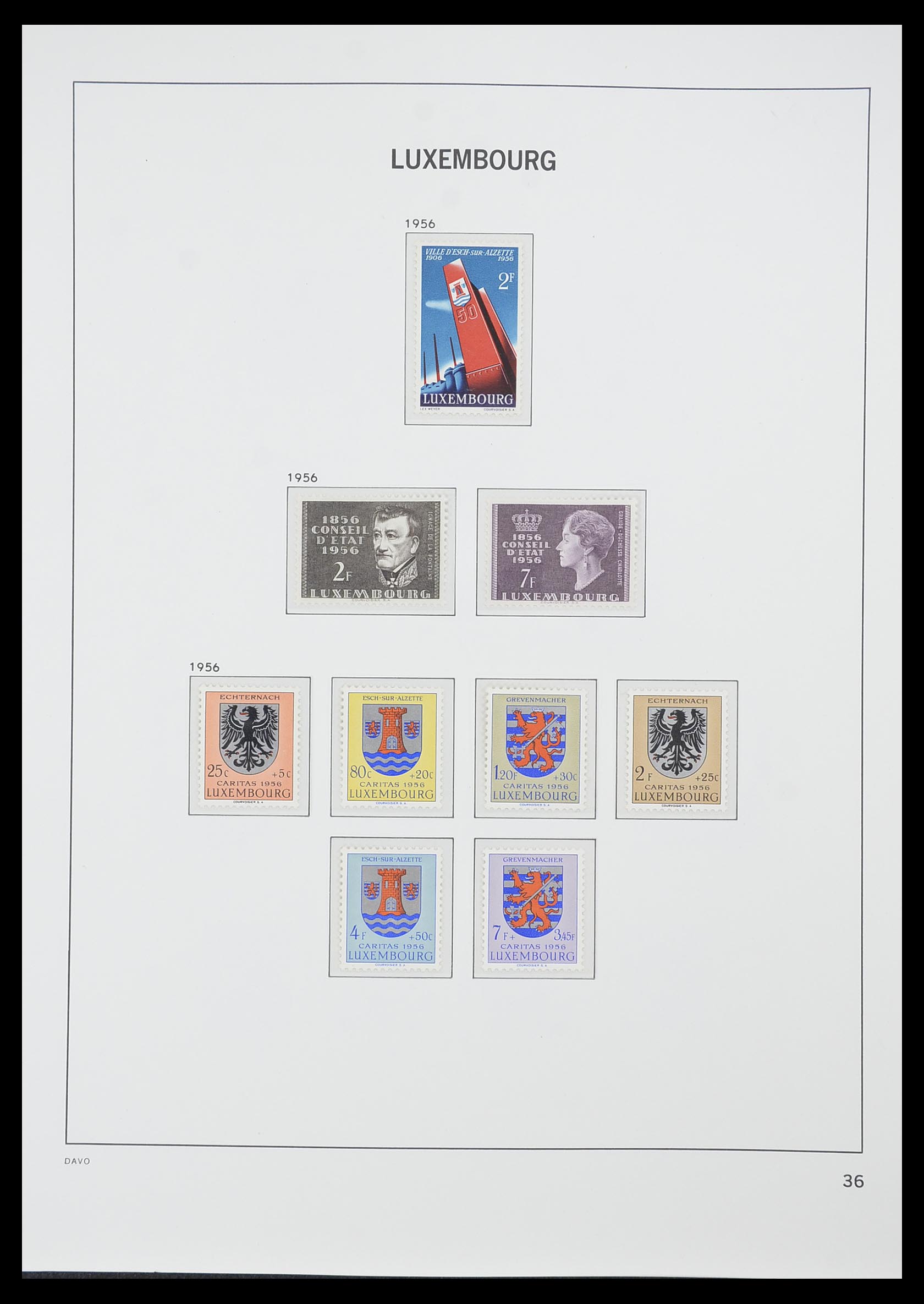 33774 049 - Stamp collection 33774 Luxembourg 1852-2018!