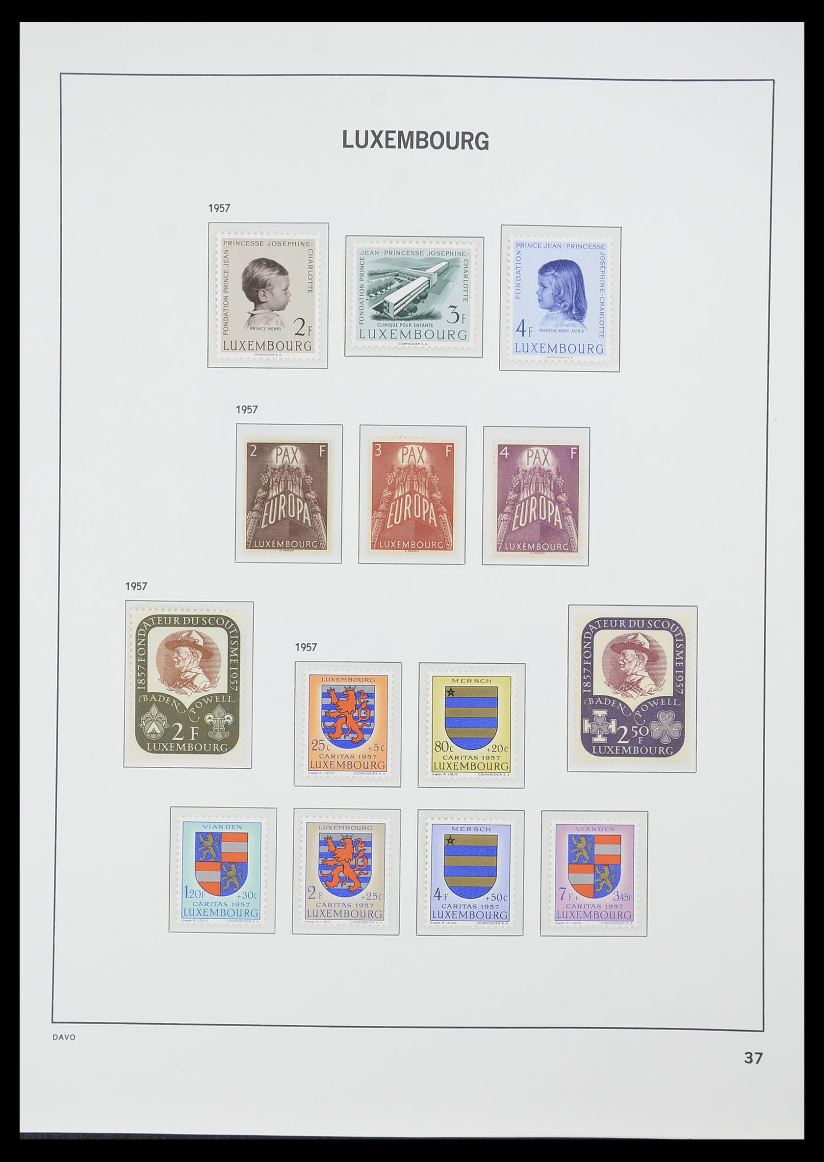33774 050 - Stamp collection 33774 Luxembourg 1852-2018!