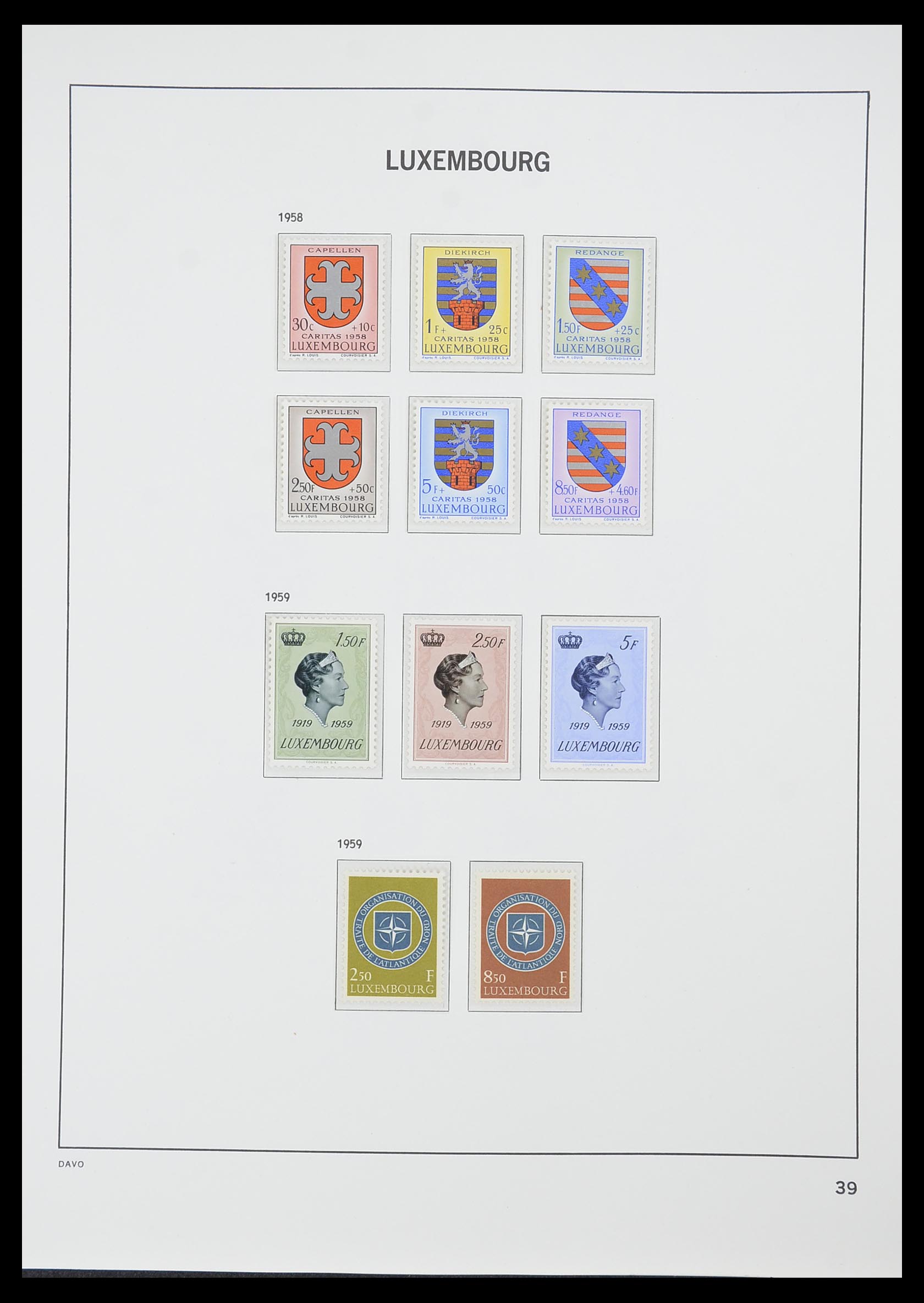 33774 052 - Stamp collection 33774 Luxembourg 1852-2018!