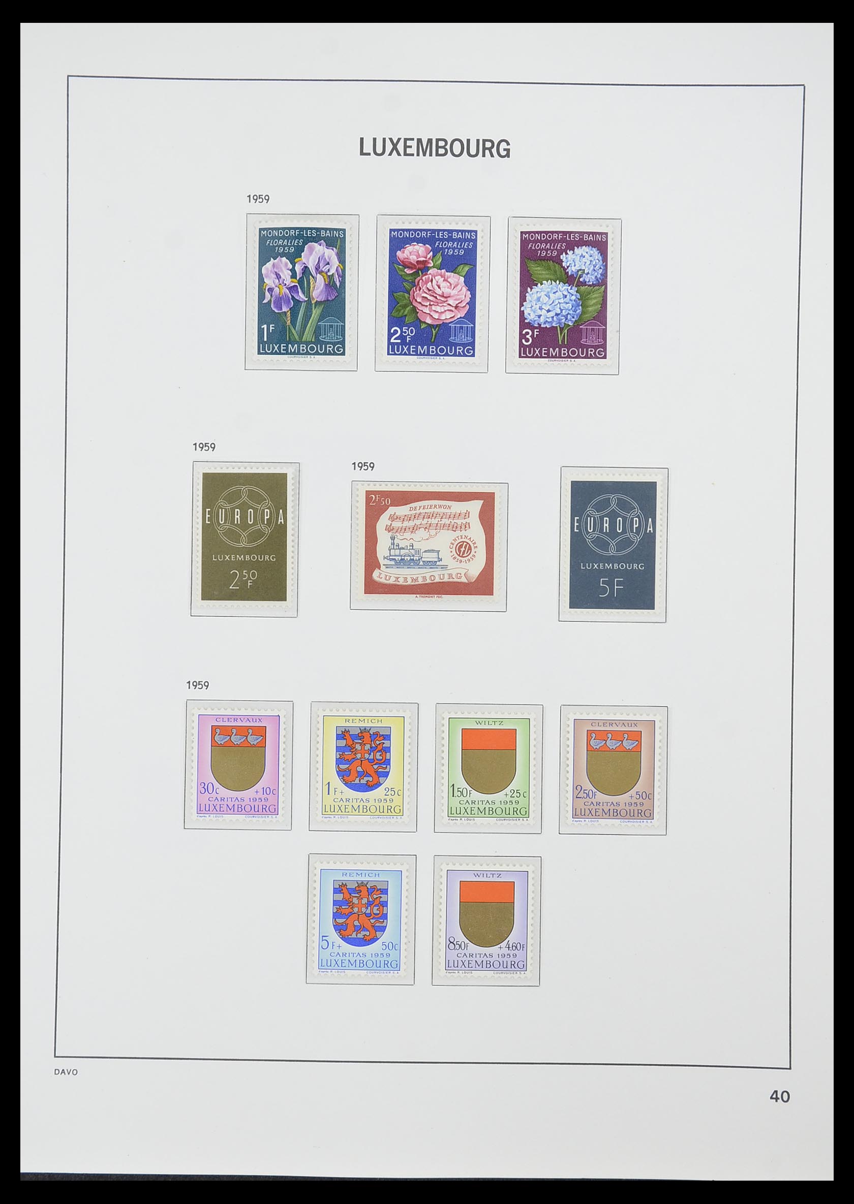 33774 053 - Postzegelverzameling 33774 Luxemburg 1852-2018!