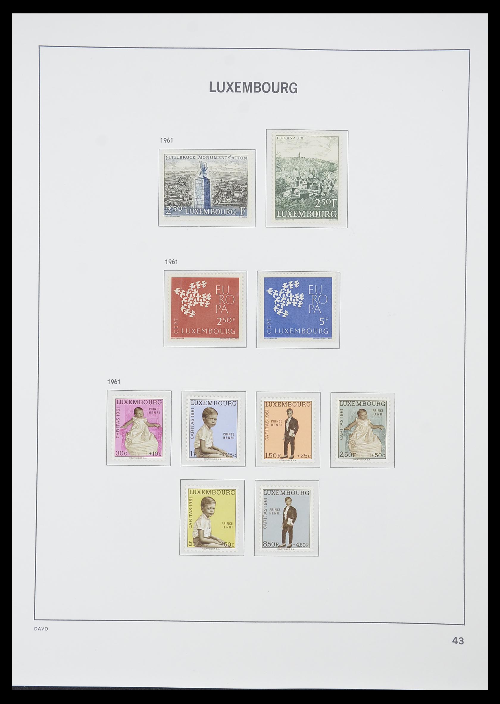33774 056 - Stamp collection 33774 Luxembourg 1852-2018!