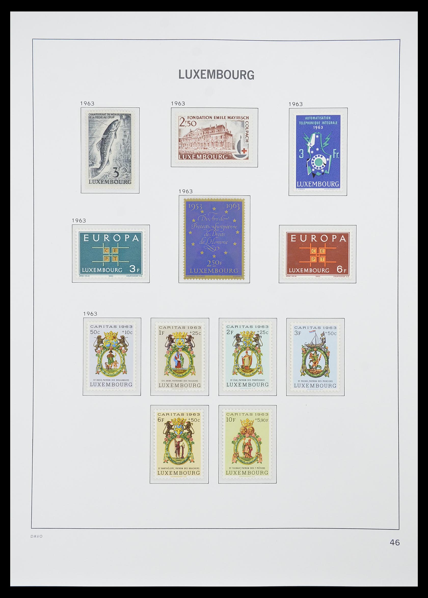 33774 059 - Stamp collection 33774 Luxembourg 1852-2018!