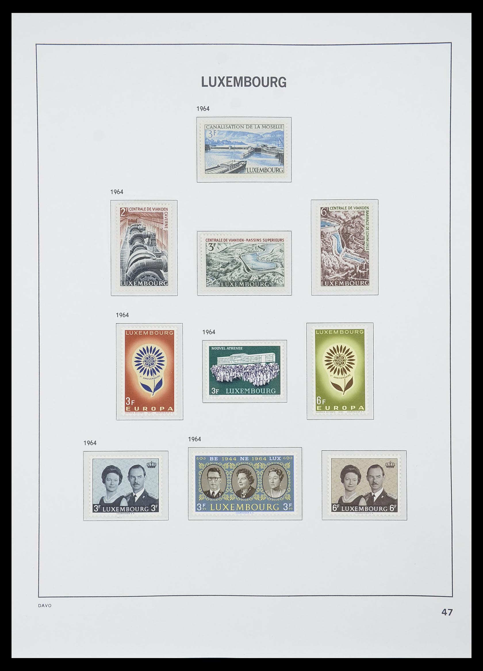 33774 060 - Stamp collection 33774 Luxembourg 1852-2018!