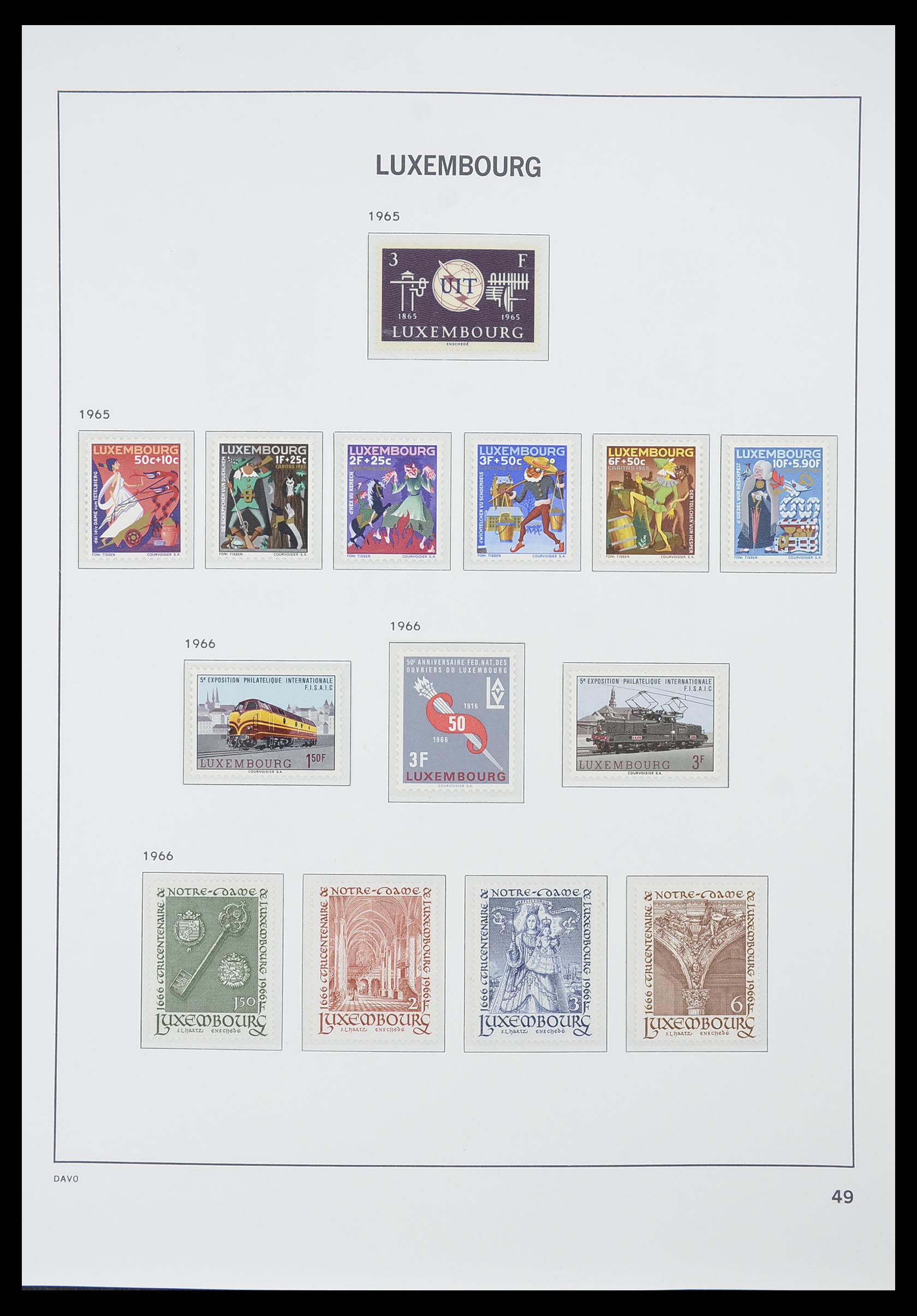 33774 062 - Postzegelverzameling 33774 Luxemburg 1852-2018!