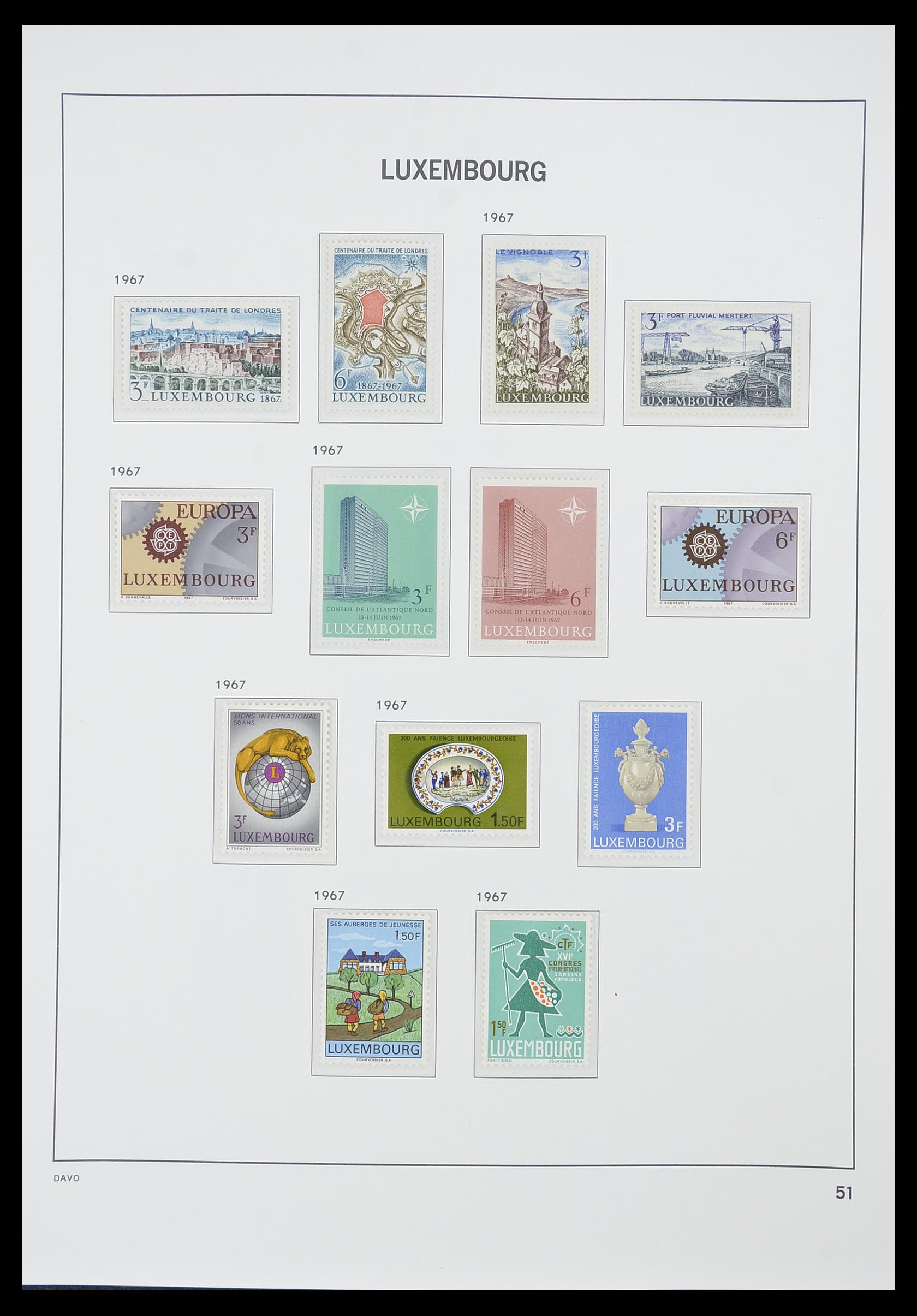 33774 064 - Postzegelverzameling 33774 Luxemburg 1852-2018!