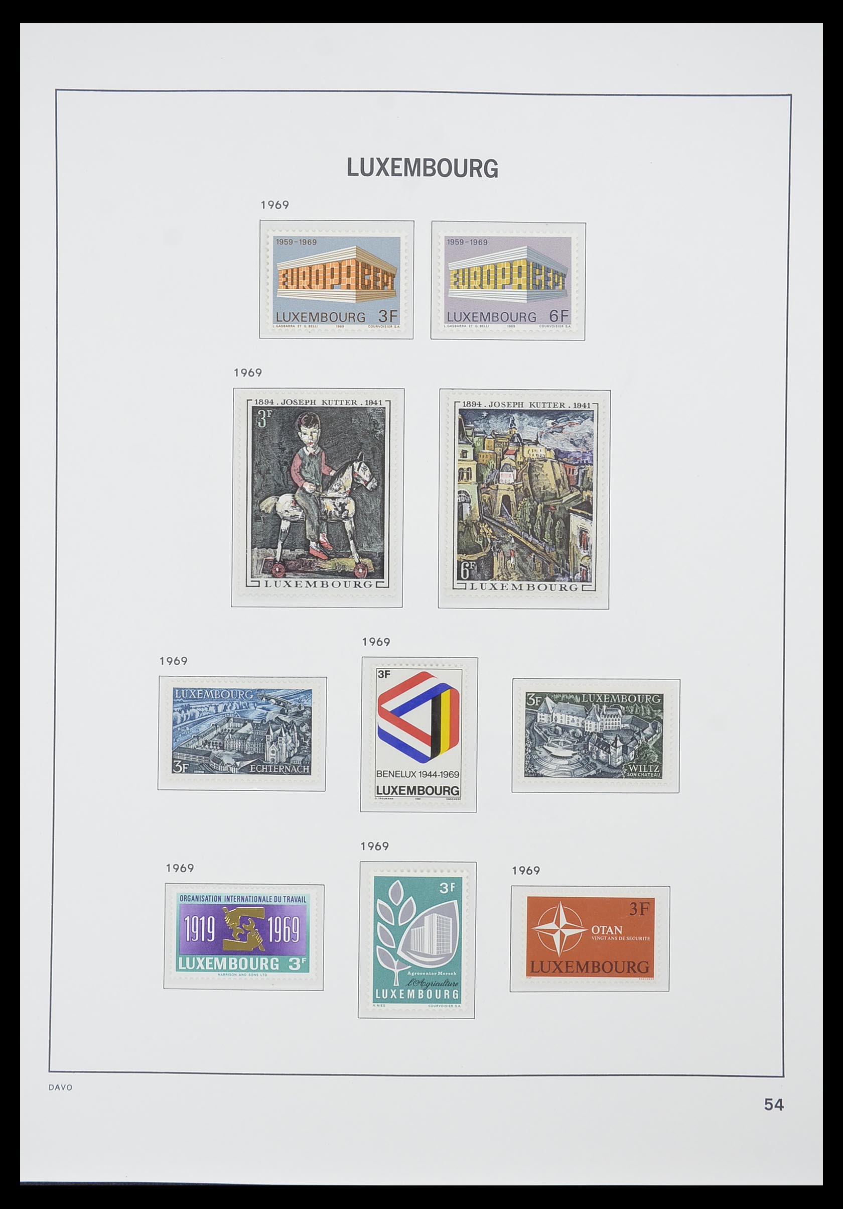 33774 067 - Postzegelverzameling 33774 Luxemburg 1852-2018!