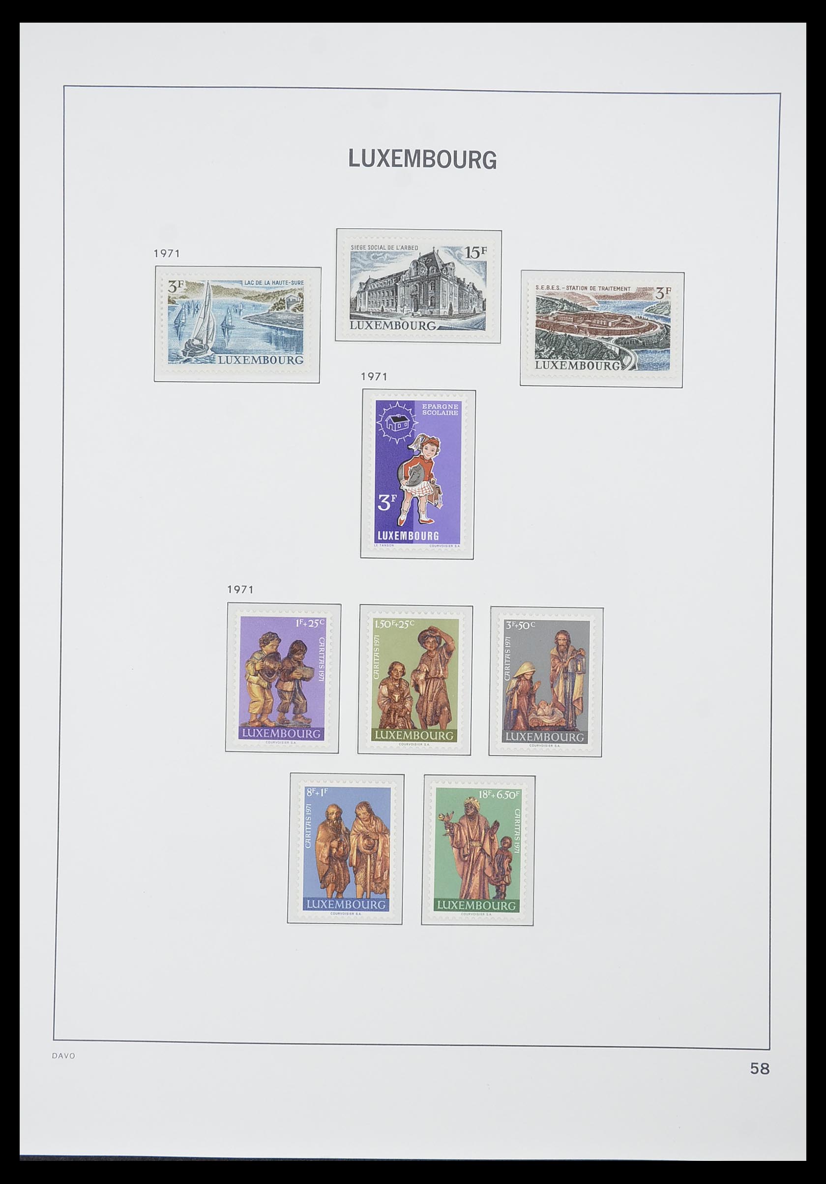 33774 071 - Postzegelverzameling 33774 Luxemburg 1852-2018!