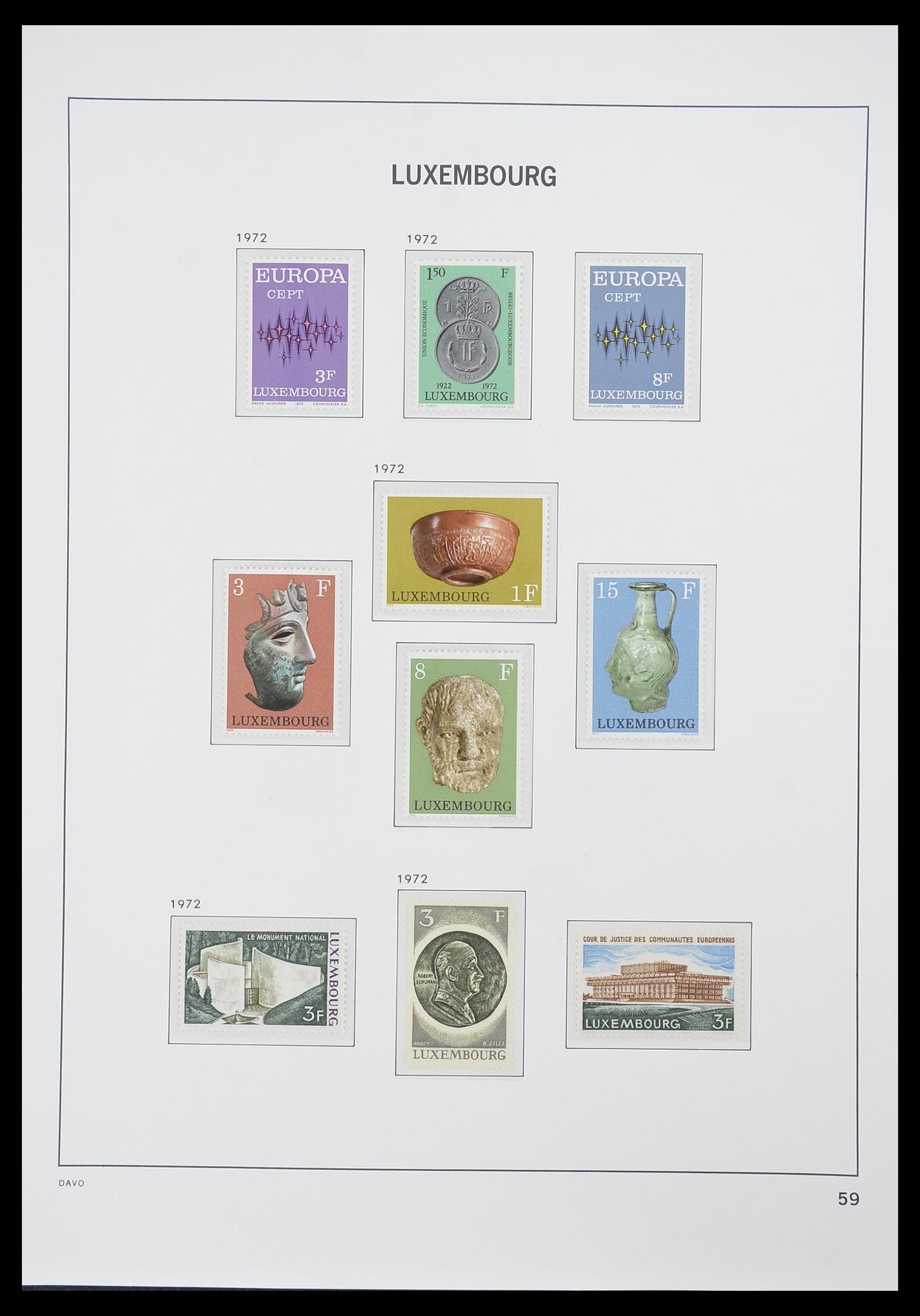 33774 072 - Postzegelverzameling 33774 Luxemburg 1852-2018!