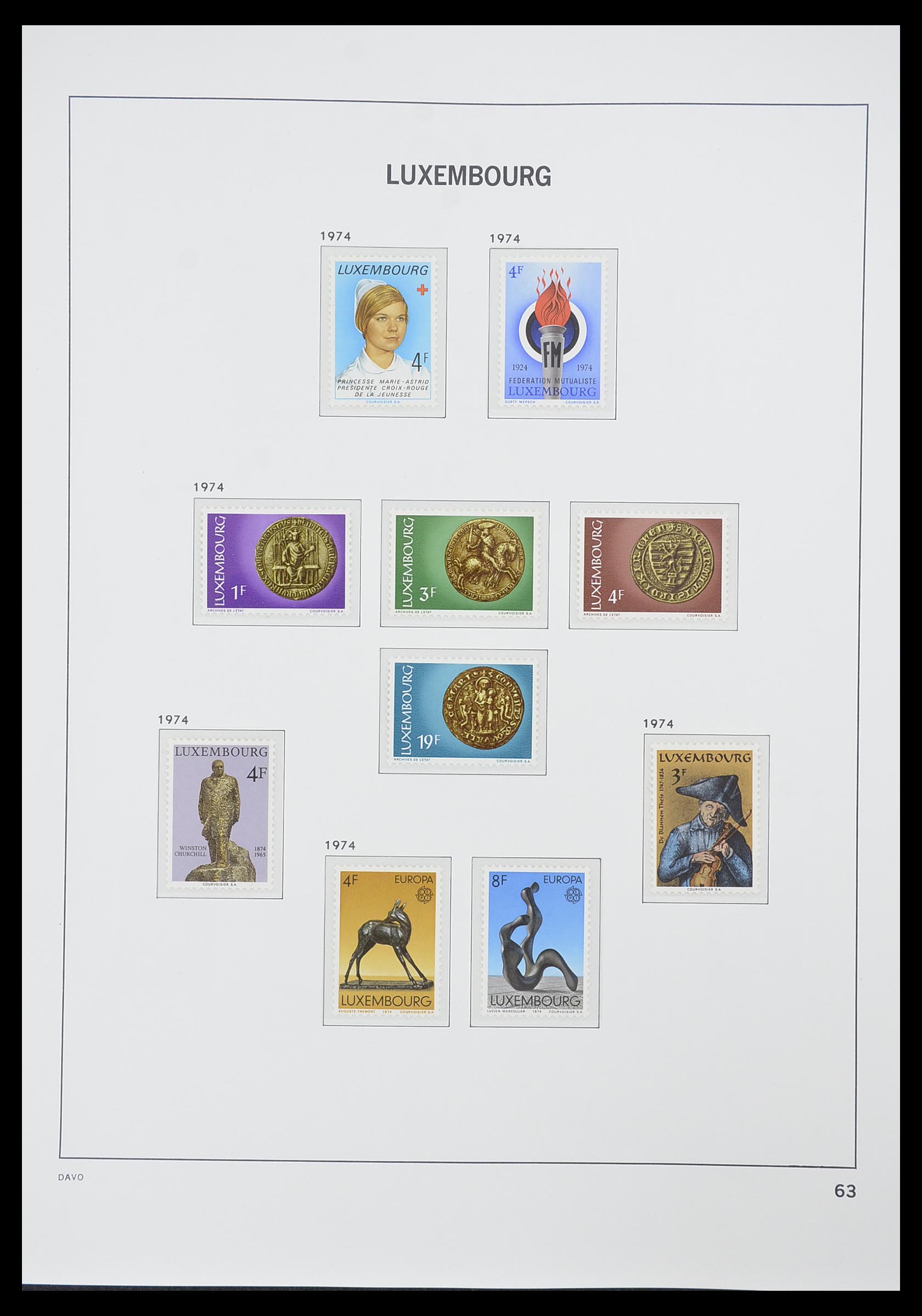 33774 076 - Postzegelverzameling 33774 Luxemburg 1852-2018!