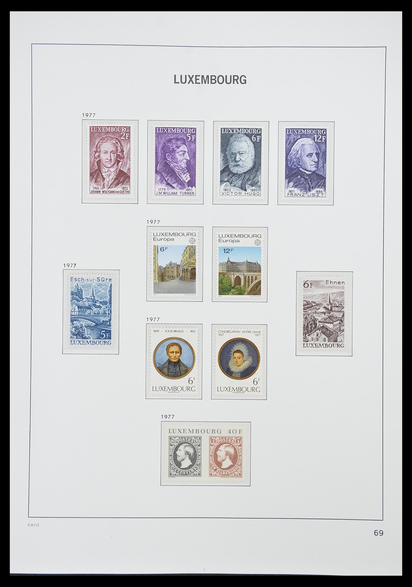 33774 083 - Postzegelverzameling 33774 Luxemburg 1852-2018!