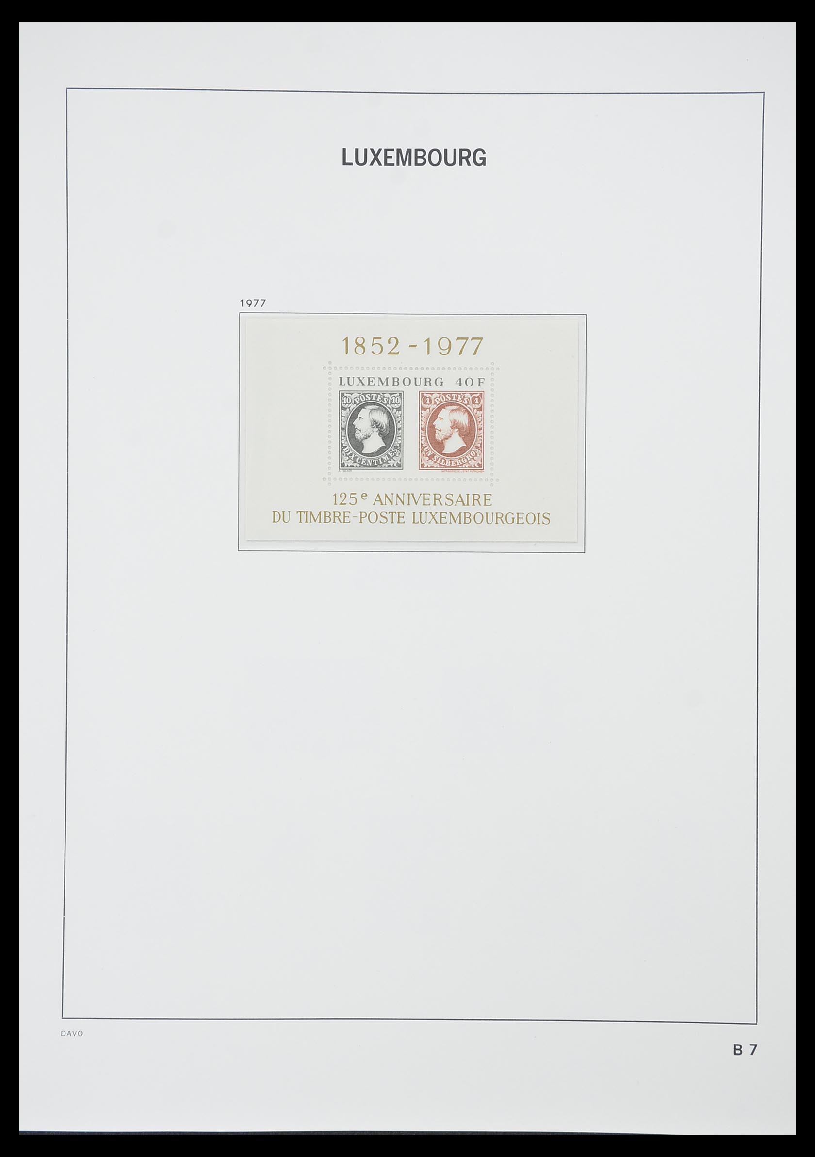 33774 084 - Postzegelverzameling 33774 Luxemburg 1852-2018!