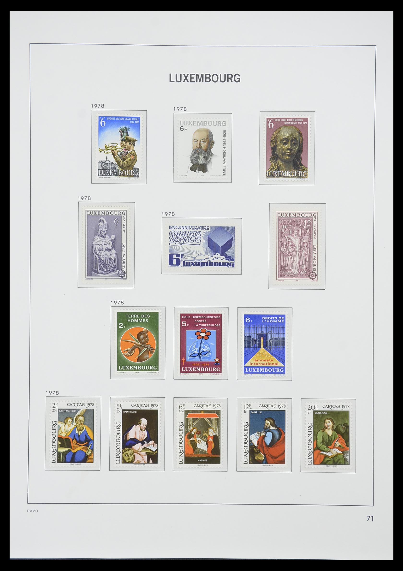 33774 087 - Postzegelverzameling 33774 Luxemburg 1852-2018!