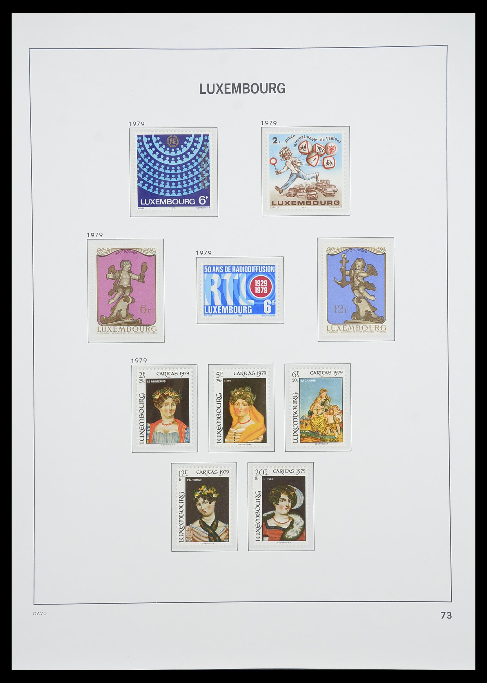 33774 089 - Postzegelverzameling 33774 Luxemburg 1852-2018!