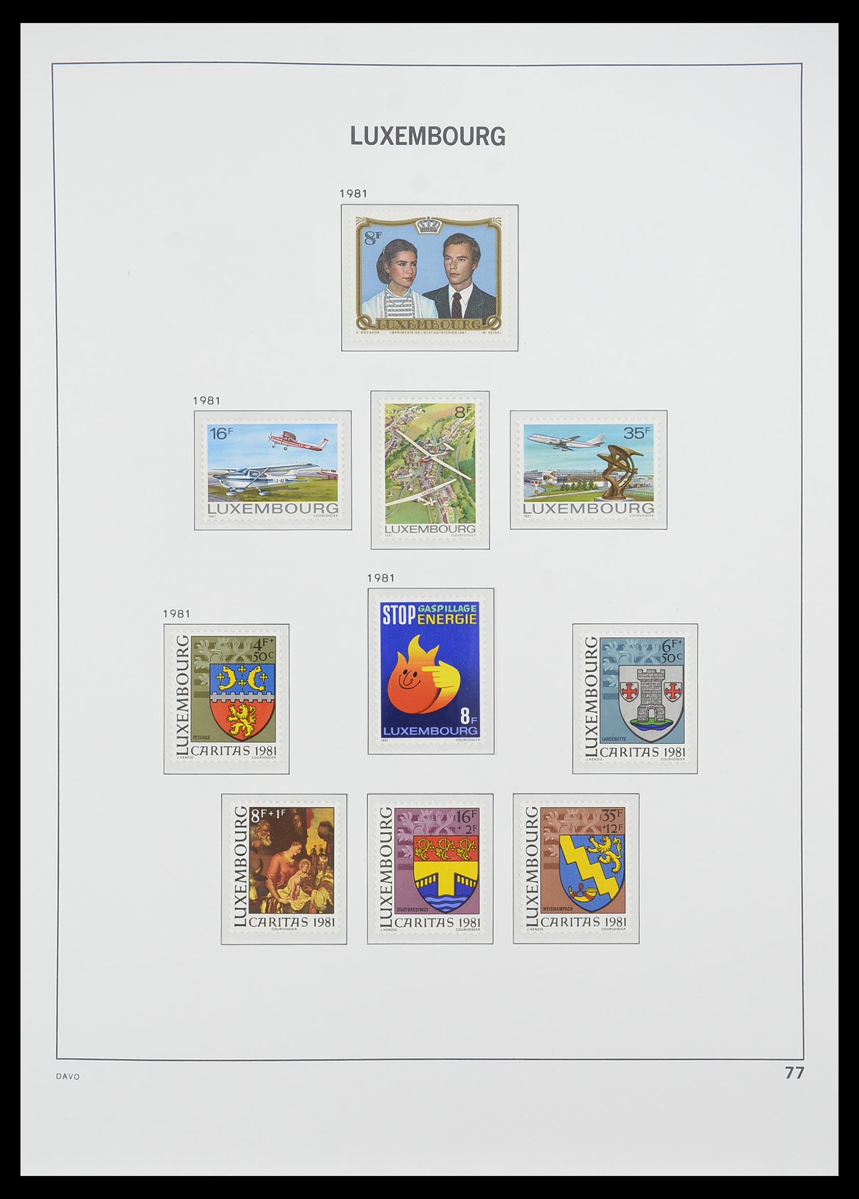 33774 093 - Postzegelverzameling 33774 Luxemburg 1852-2018!