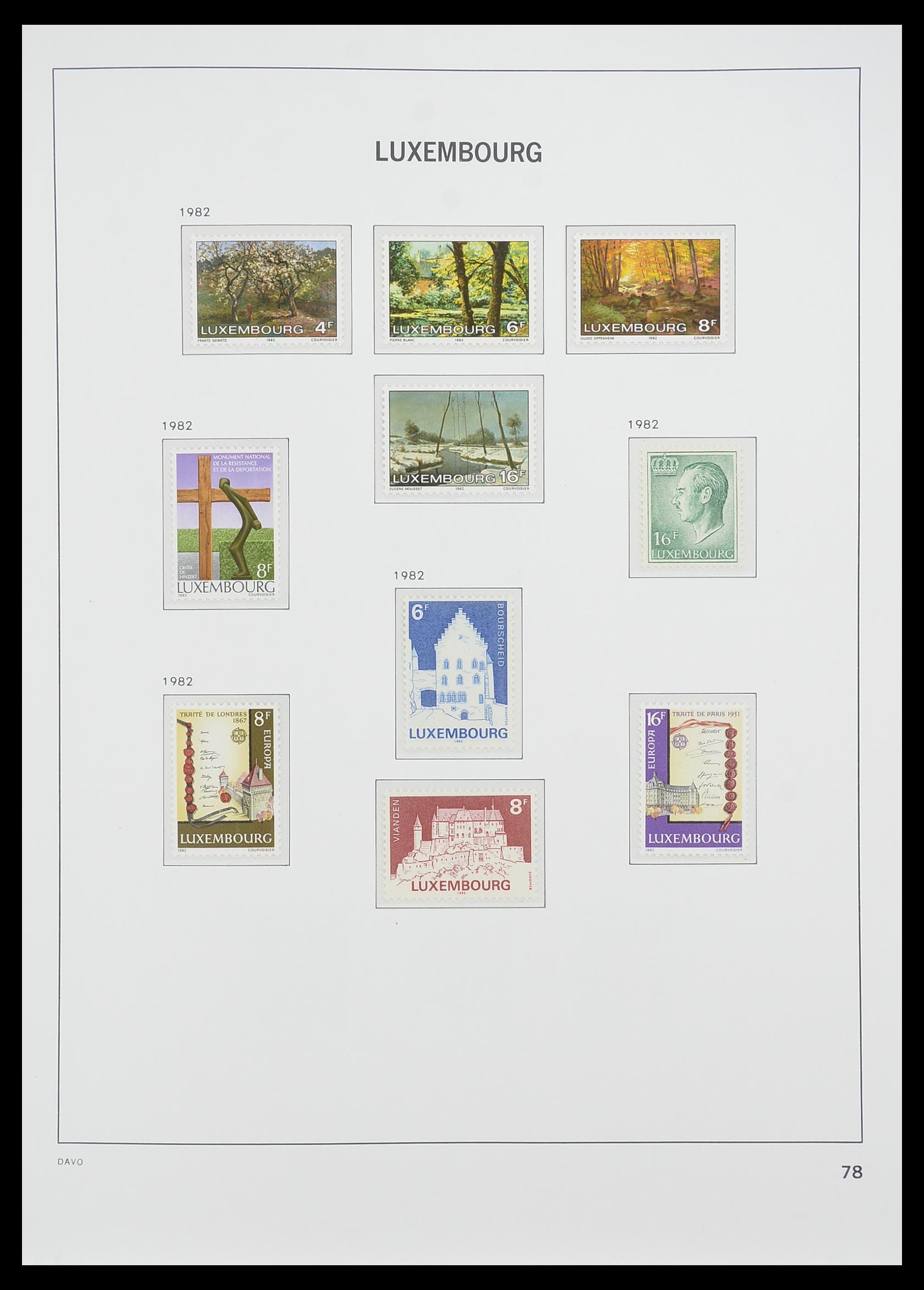 33774 094 - Postzegelverzameling 33774 Luxemburg 1852-2018!