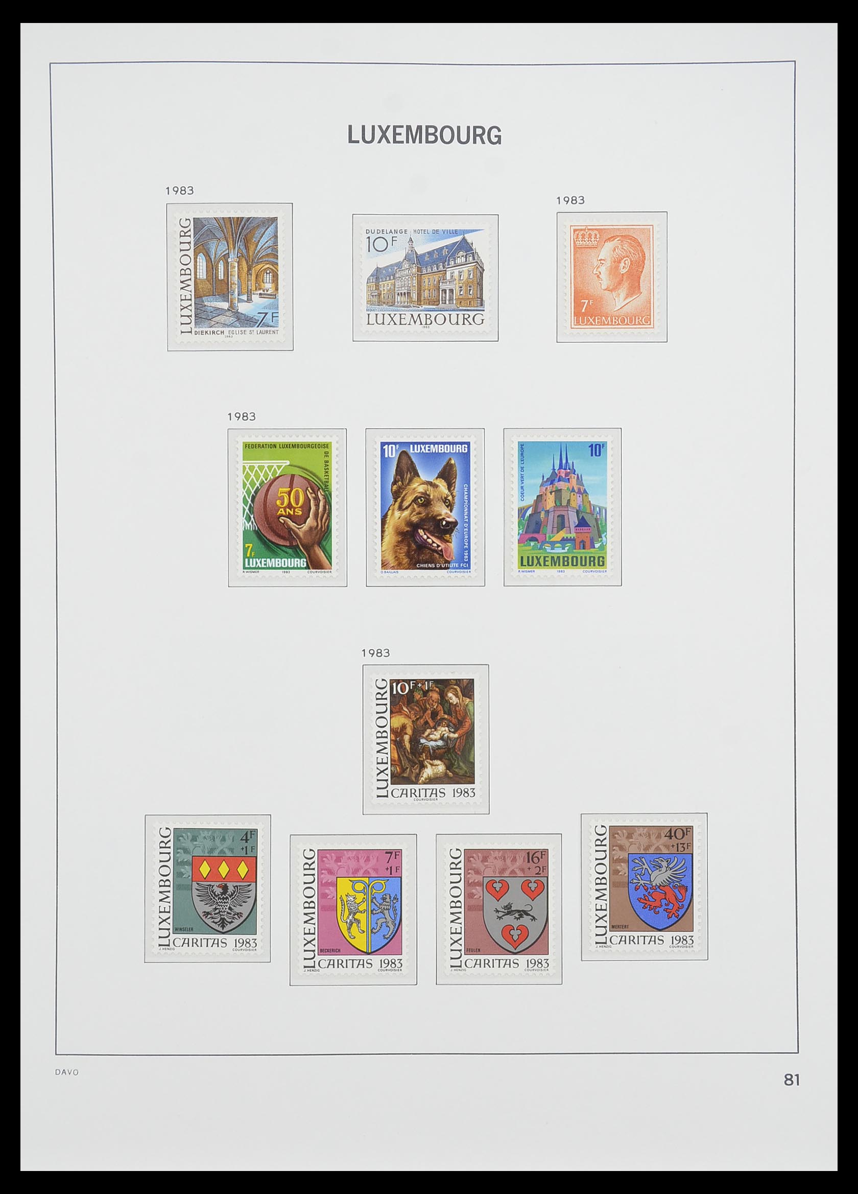 33774 097 - Postzegelverzameling 33774 Luxemburg 1852-2018!