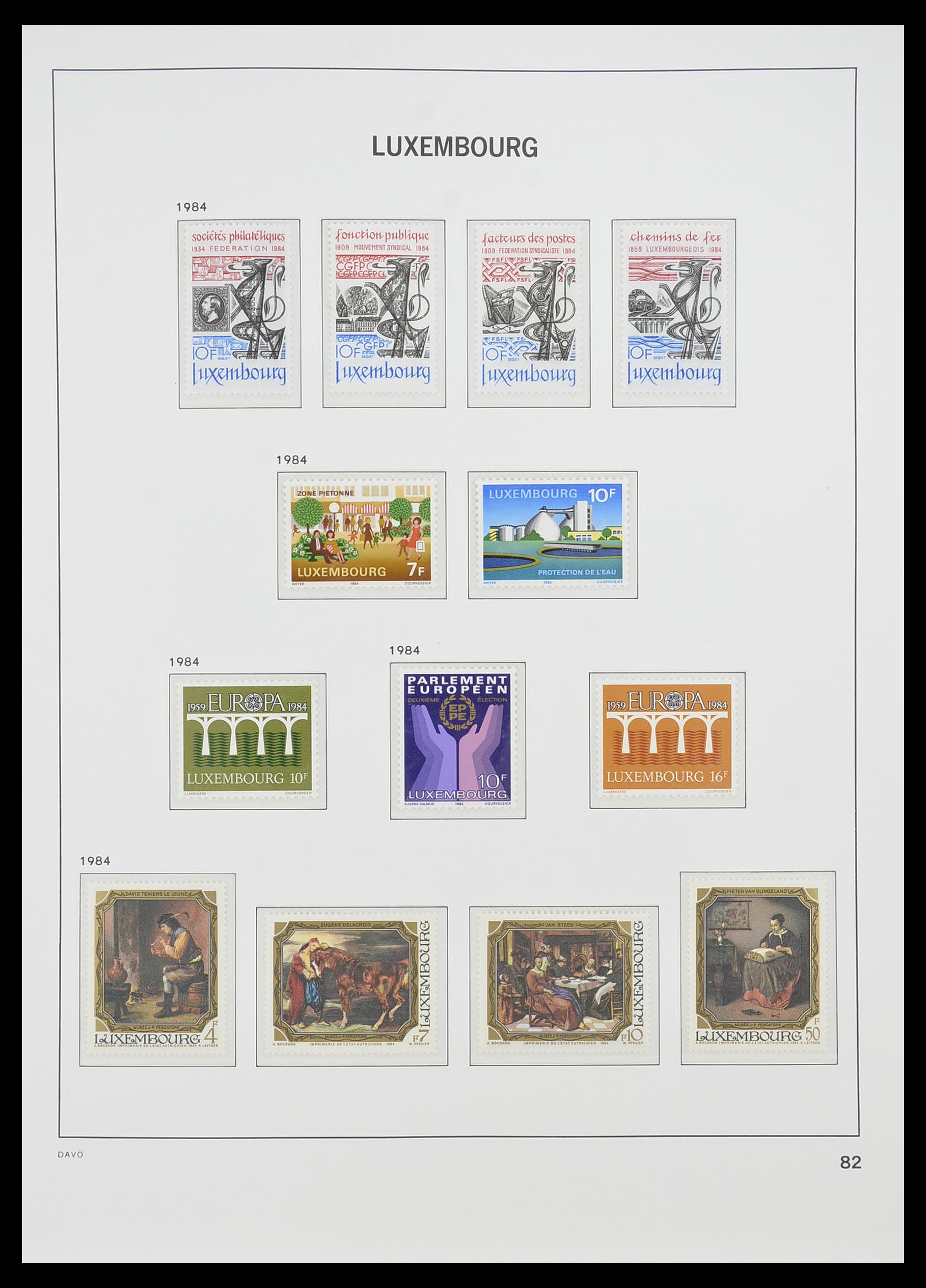 33774 098 - Postzegelverzameling 33774 Luxemburg 1852-2018!
