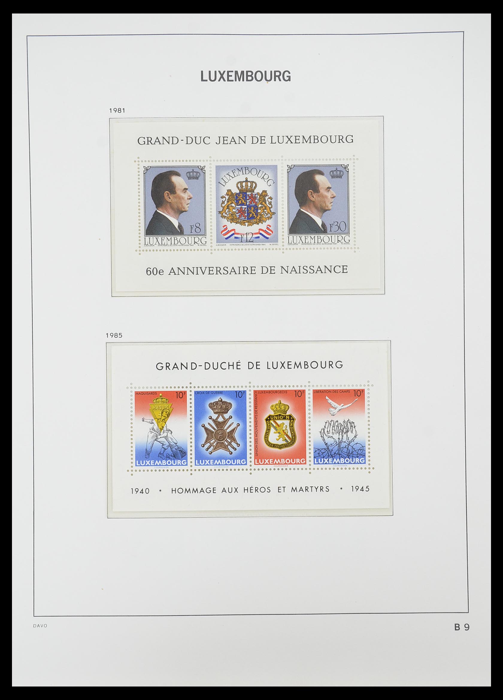 33774 102 - Postzegelverzameling 33774 Luxemburg 1852-2018!