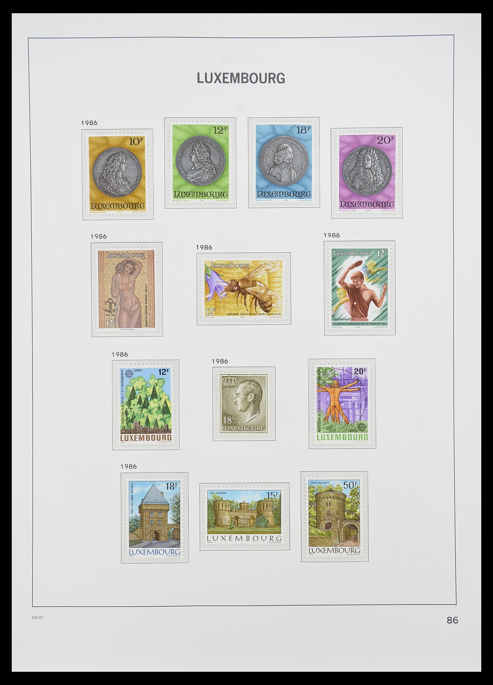 33774 103 - Postzegelverzameling 33774 Luxemburg 1852-2018!