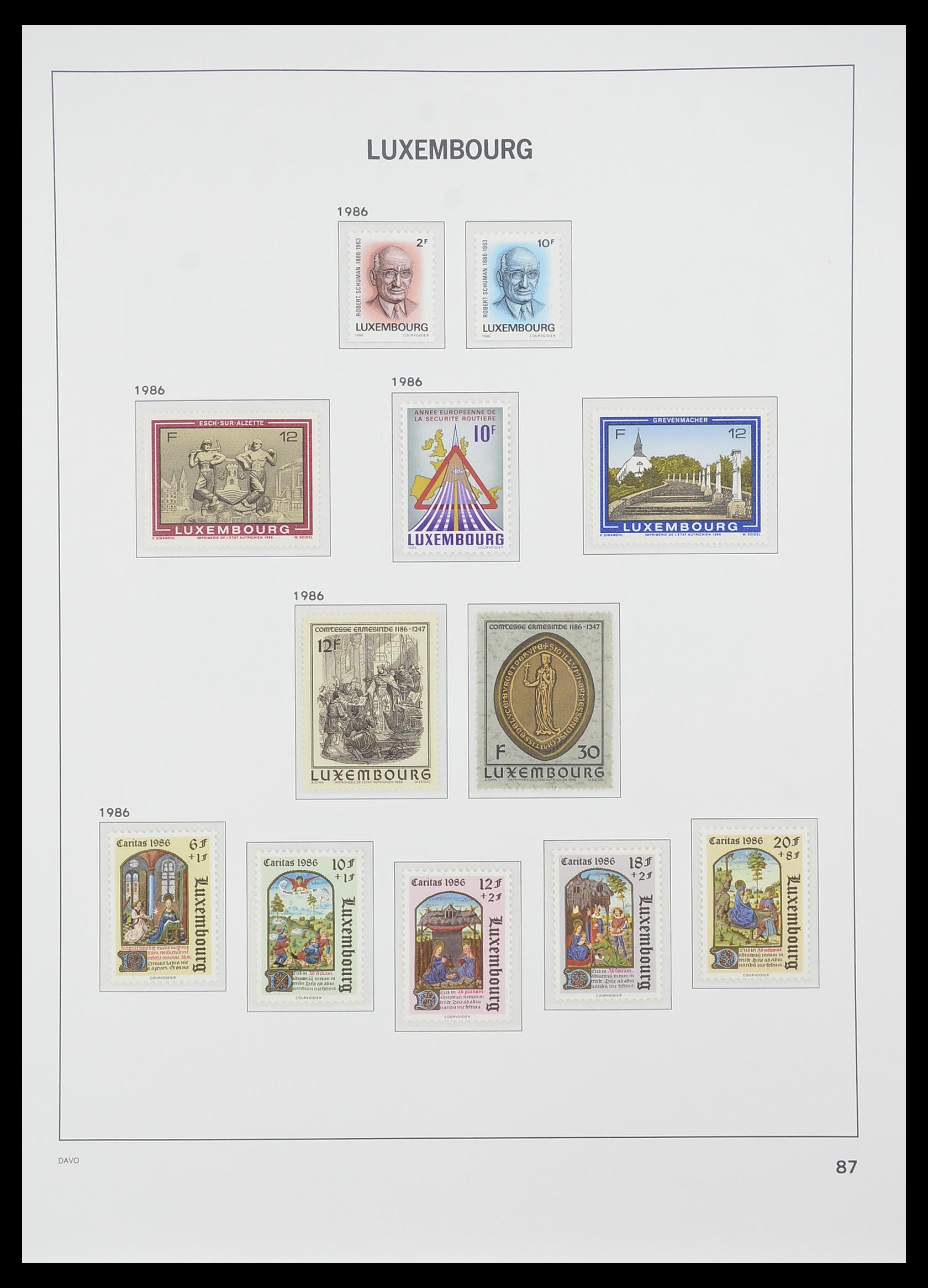 33774 104 - Postzegelverzameling 33774 Luxemburg 1852-2018!