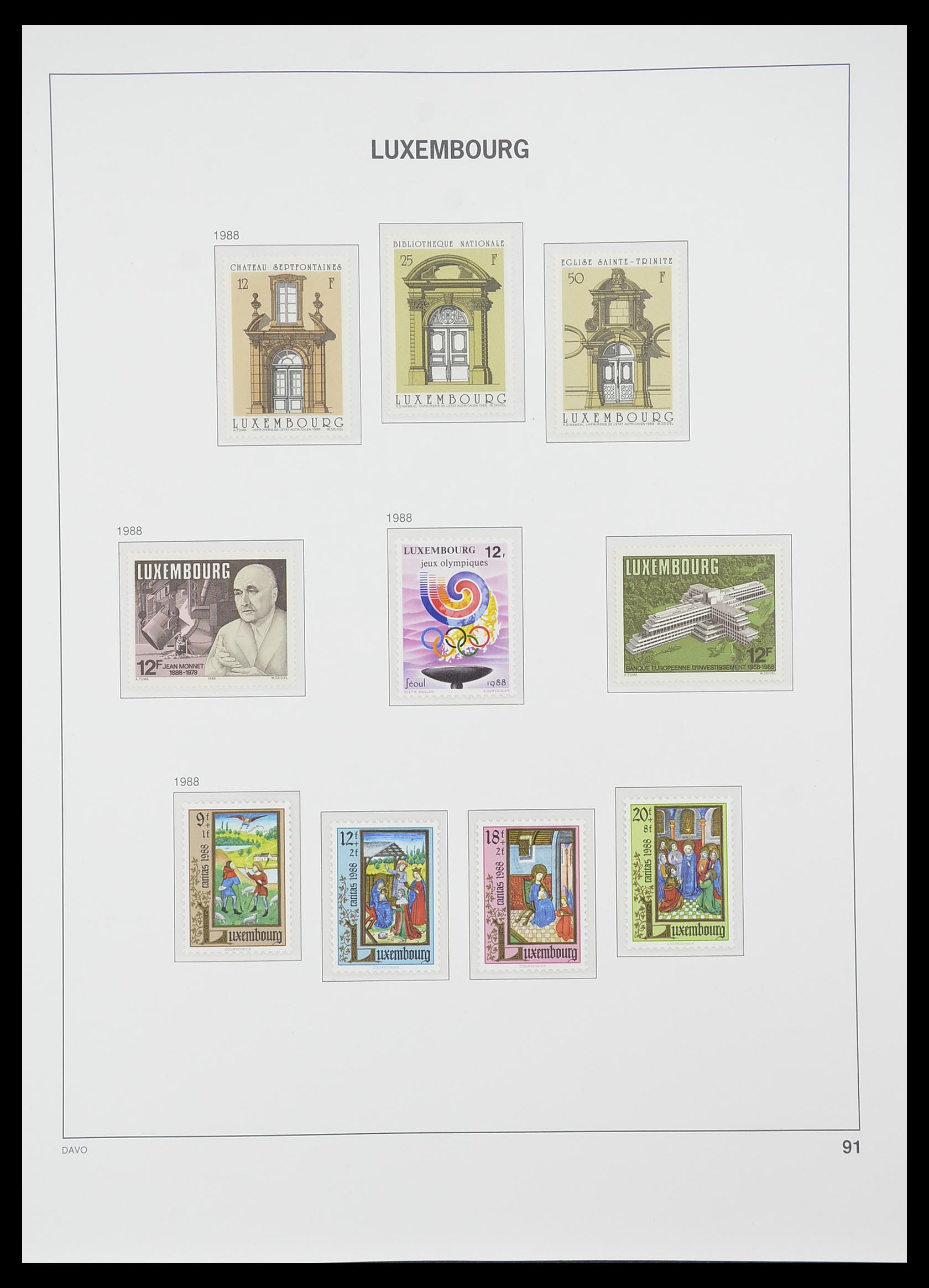 33774 108 - Postzegelverzameling 33774 Luxemburg 1852-2018!