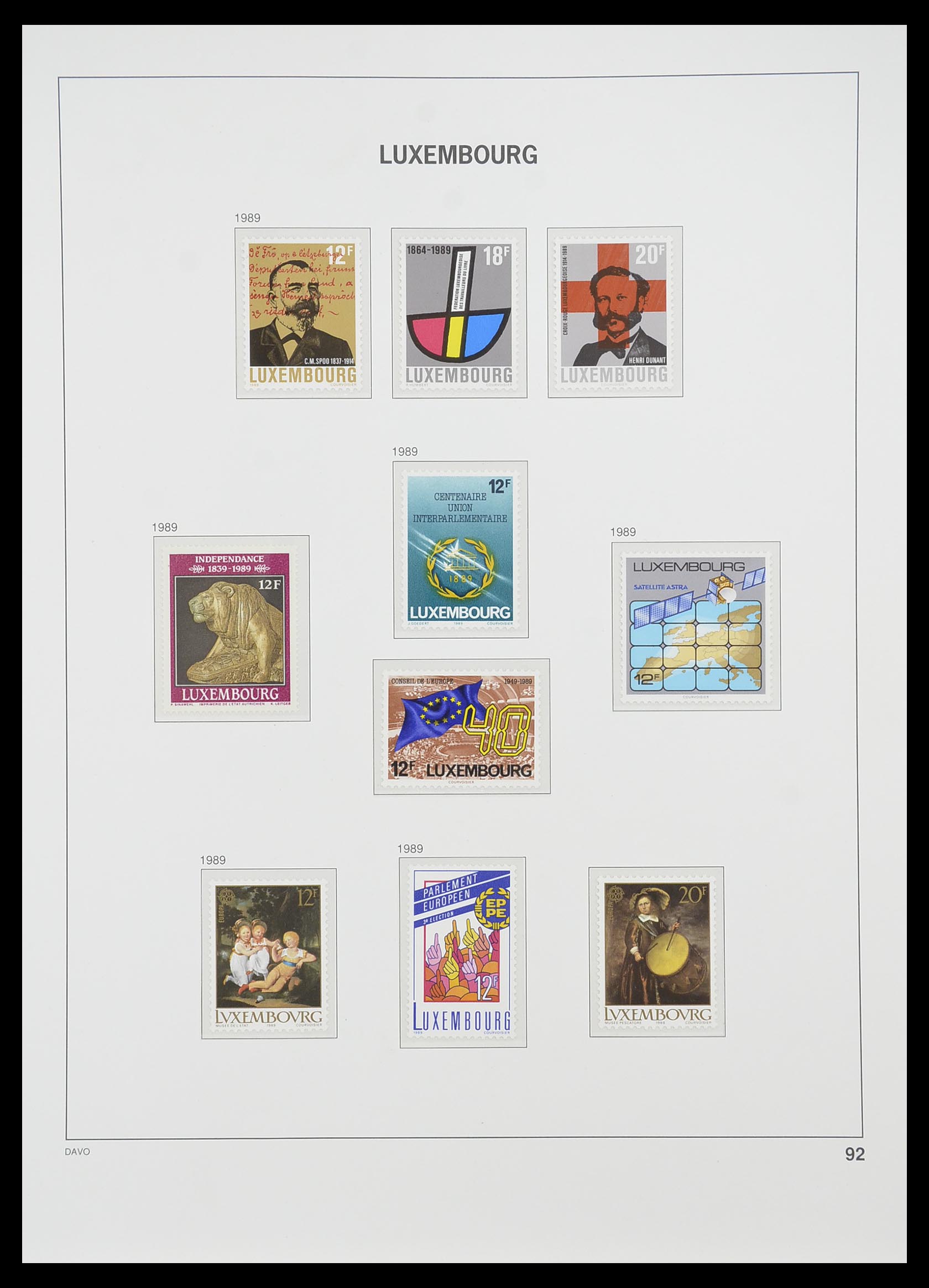 33774 110 - Postzegelverzameling 33774 Luxemburg 1852-2018!