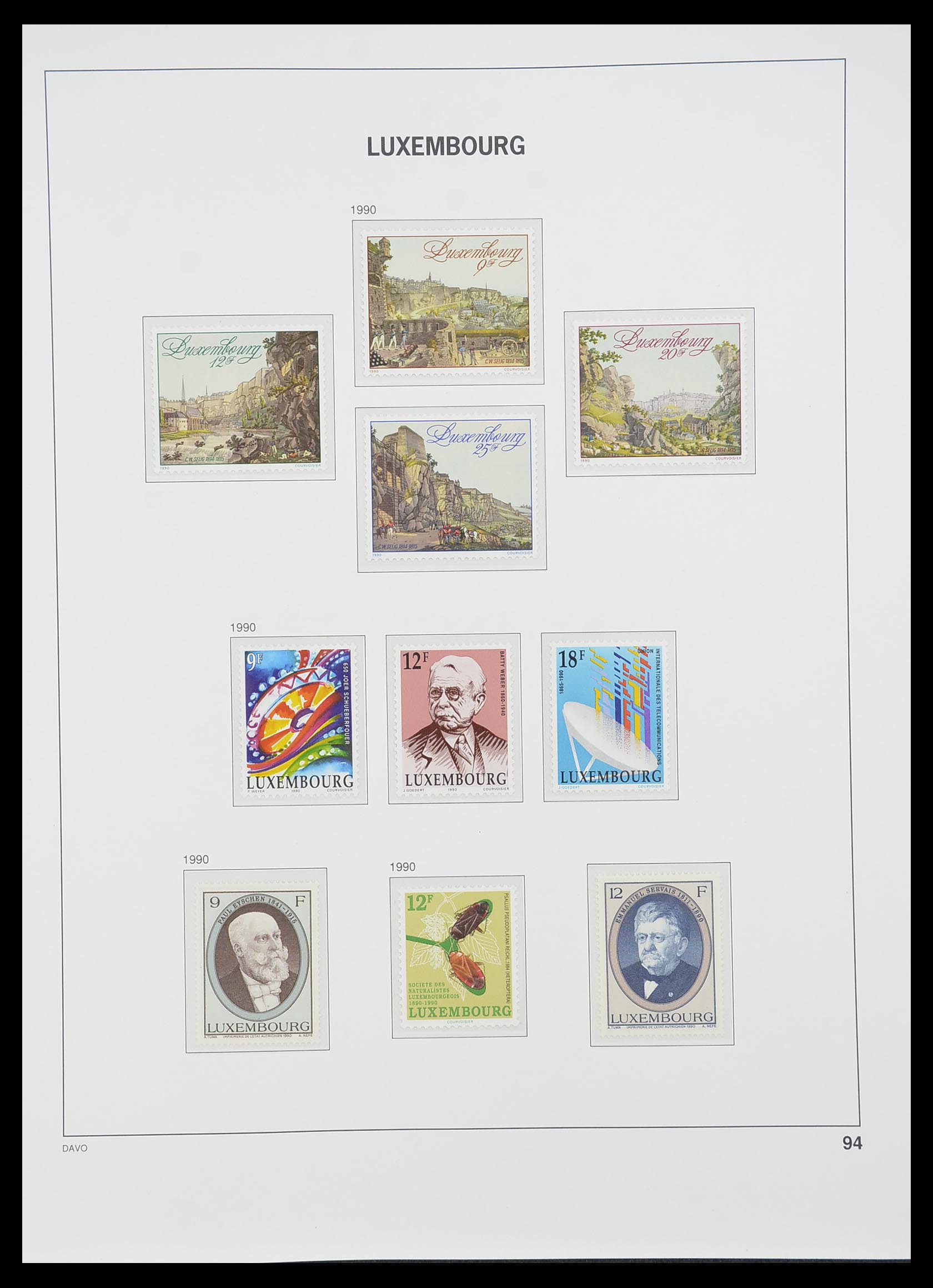 33774 113 - Postzegelverzameling 33774 Luxemburg 1852-2018!