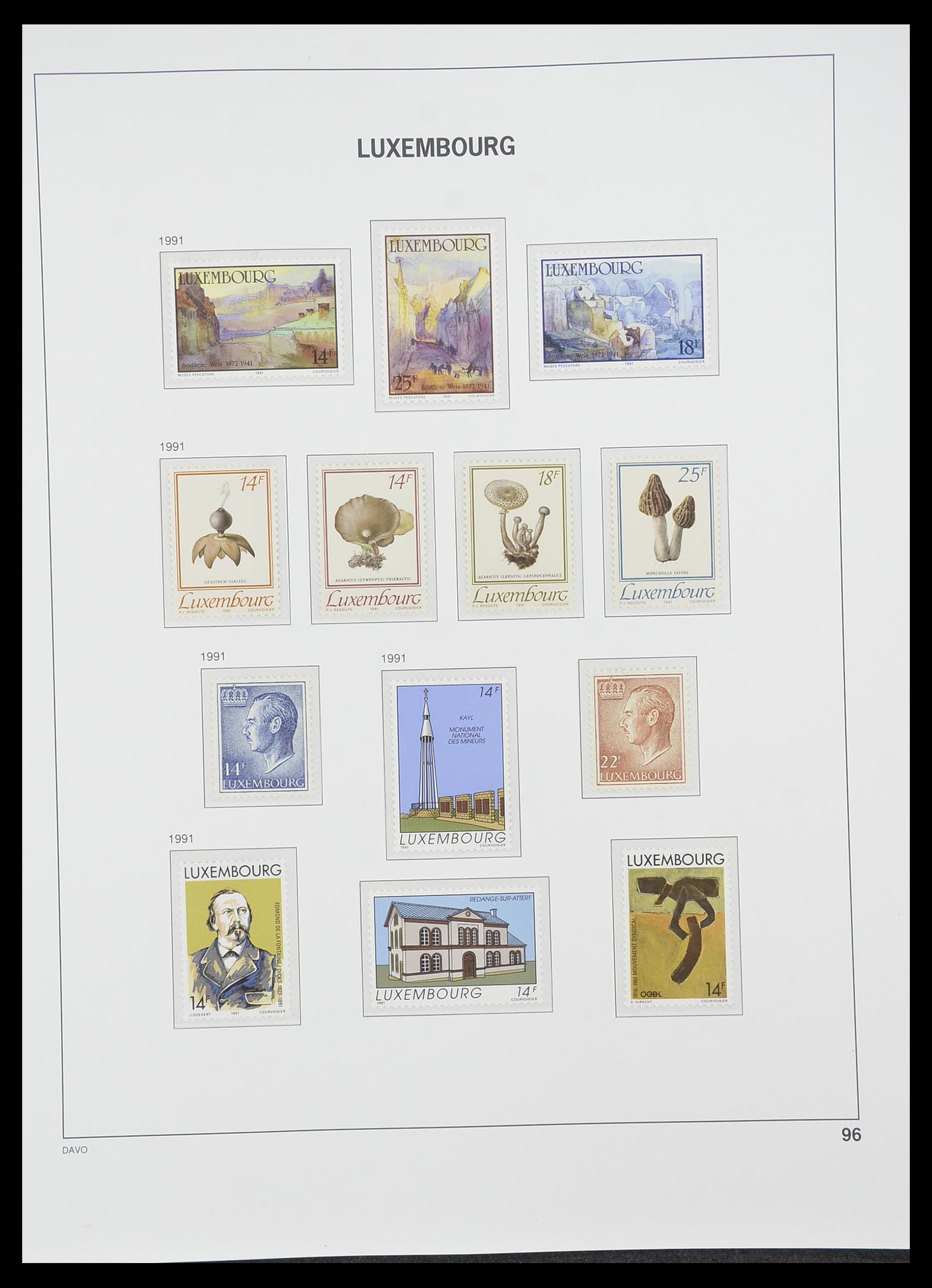 33774 115 - Postzegelverzameling 33774 Luxemburg 1852-2018!