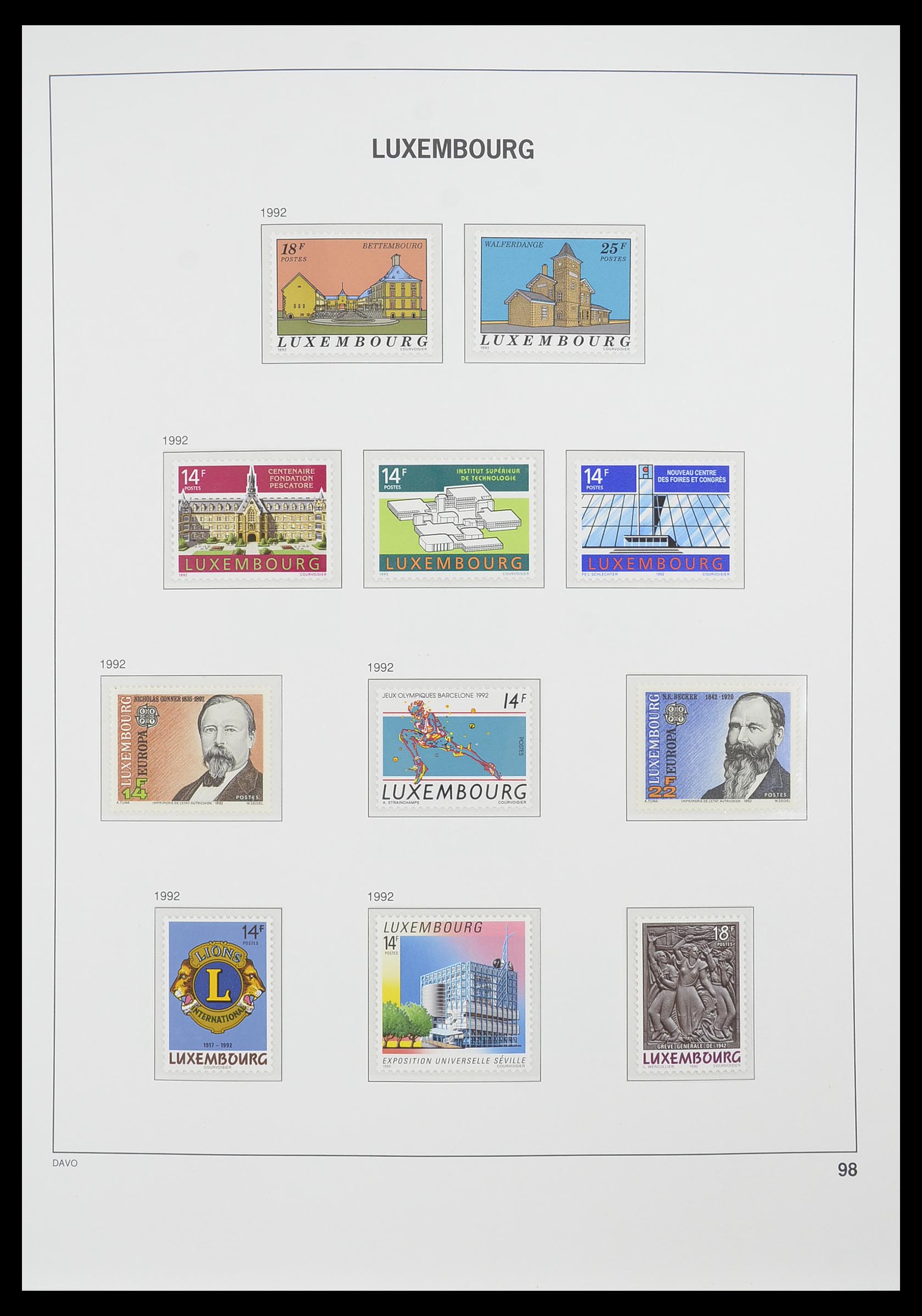 33774 117 - Postzegelverzameling 33774 Luxemburg 1852-2018!