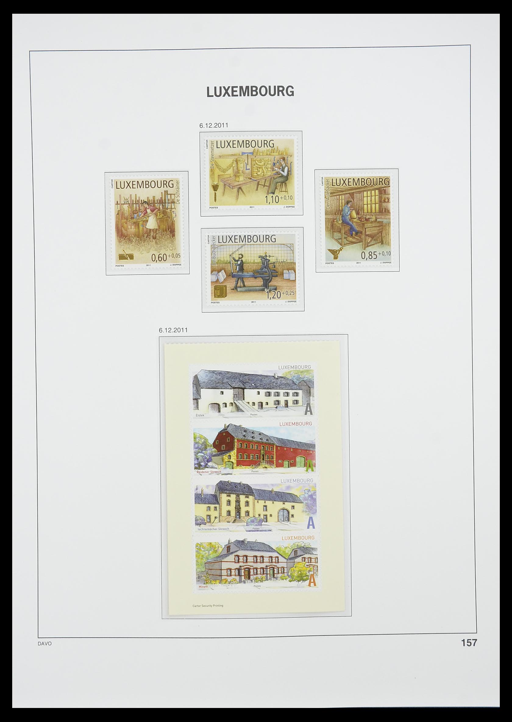 33774 201 - Postzegelverzameling 33774 Luxemburg 1852-2018!