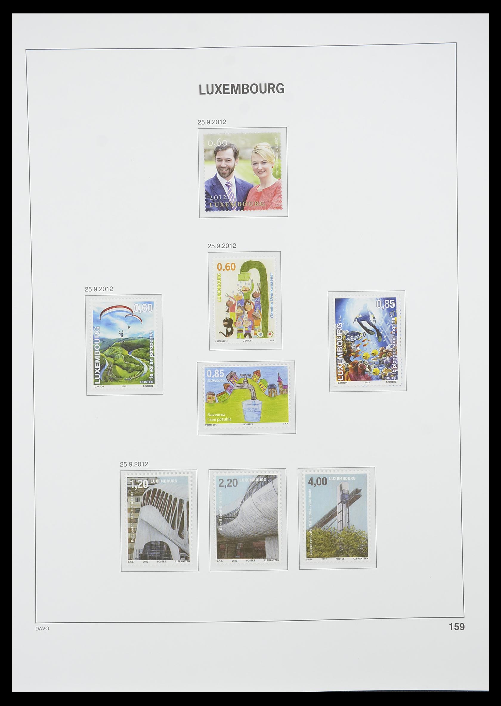 33774 205 - Postzegelverzameling 33774 Luxemburg 1852-2018!