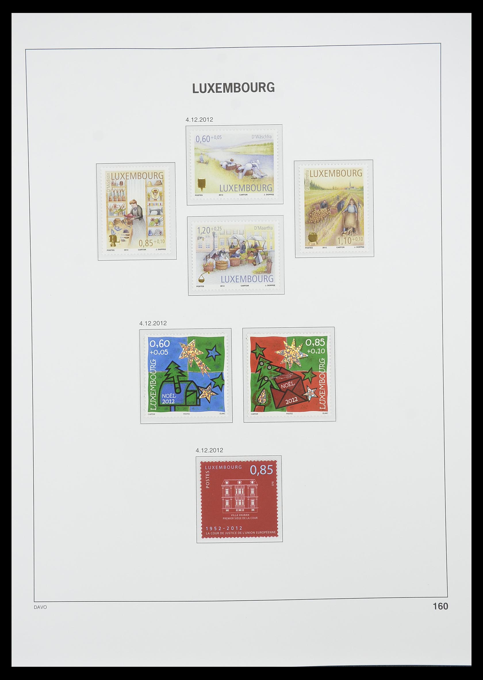 33774 206 - Postzegelverzameling 33774 Luxemburg 1852-2018!