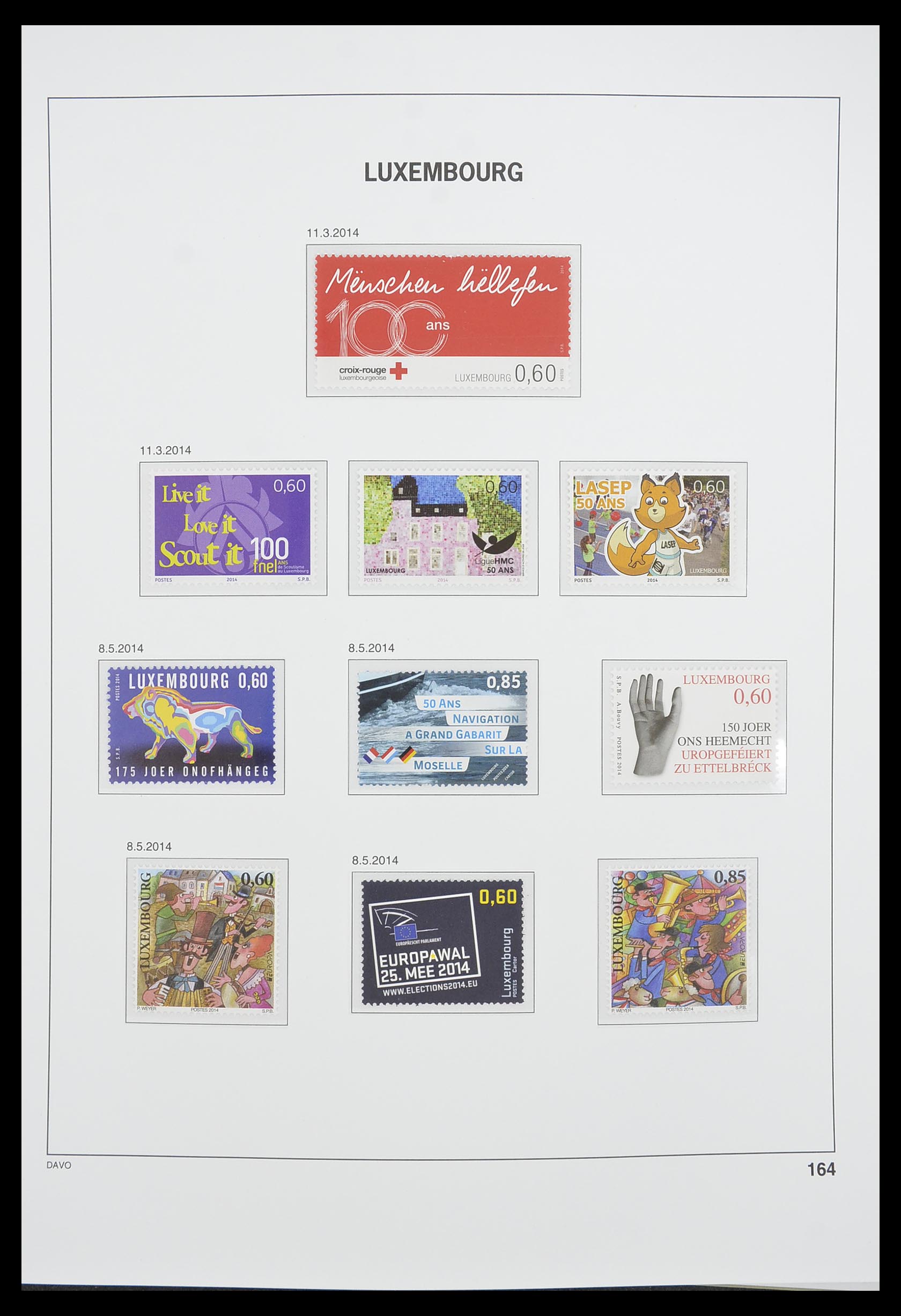 33774 217 - Postzegelverzameling 33774 Luxemburg 1852-2018!