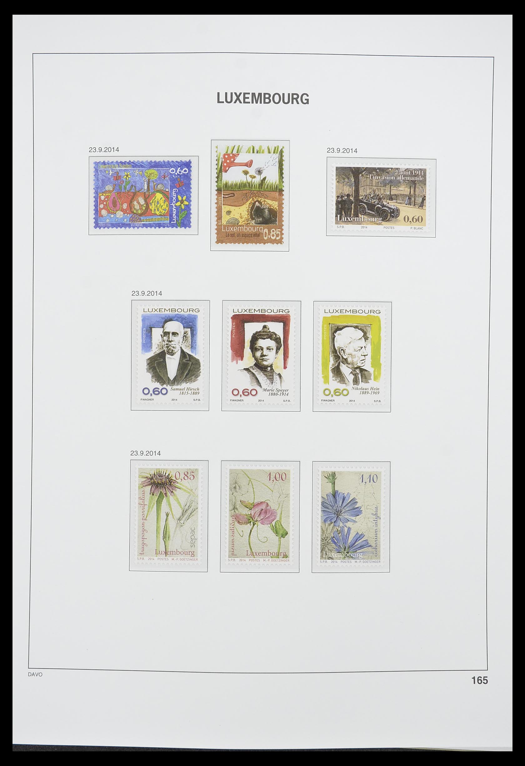 33774 218 - Postzegelverzameling 33774 Luxemburg 1852-2018!