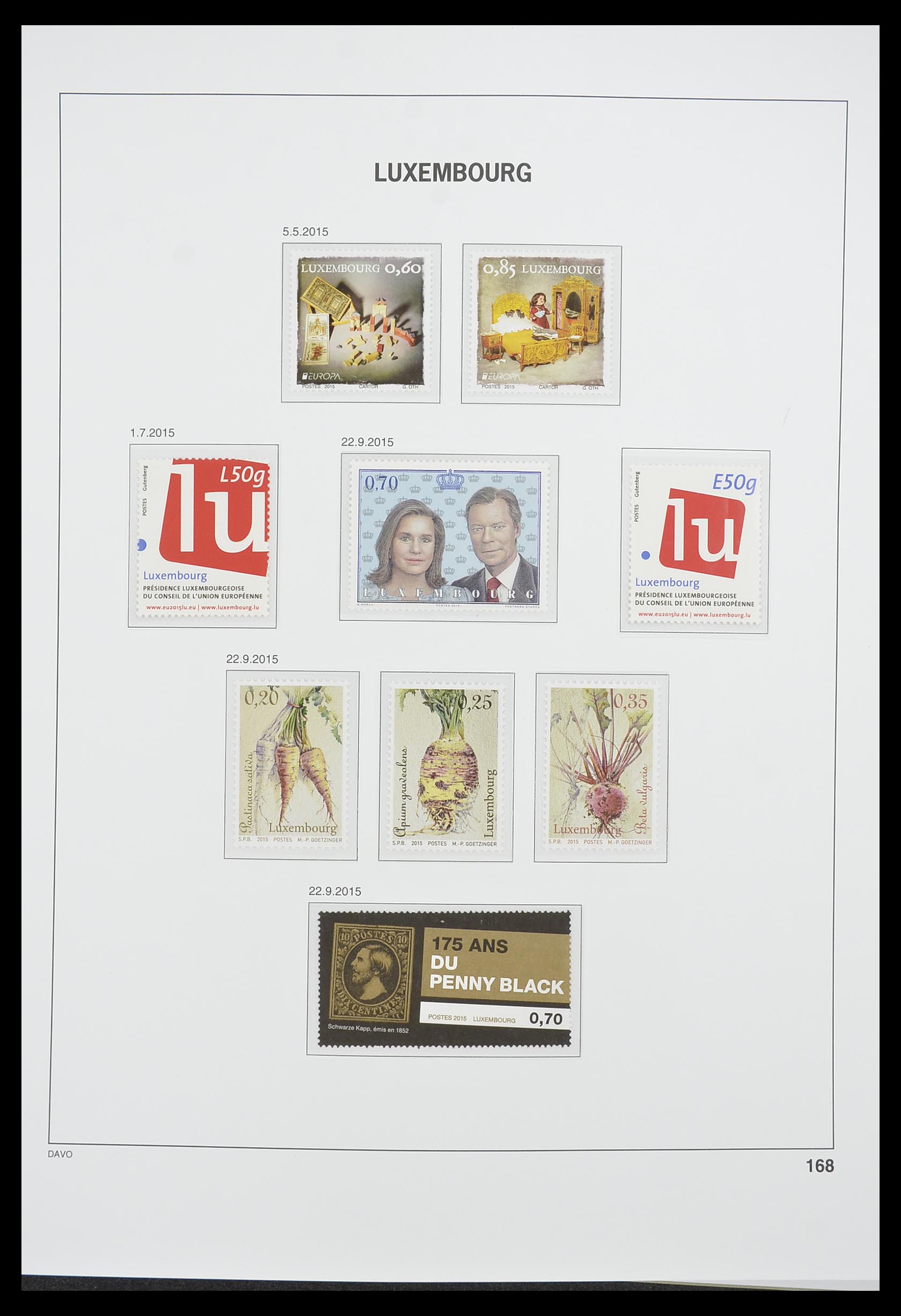 33774 224 - Postzegelverzameling 33774 Luxemburg 1852-2018!