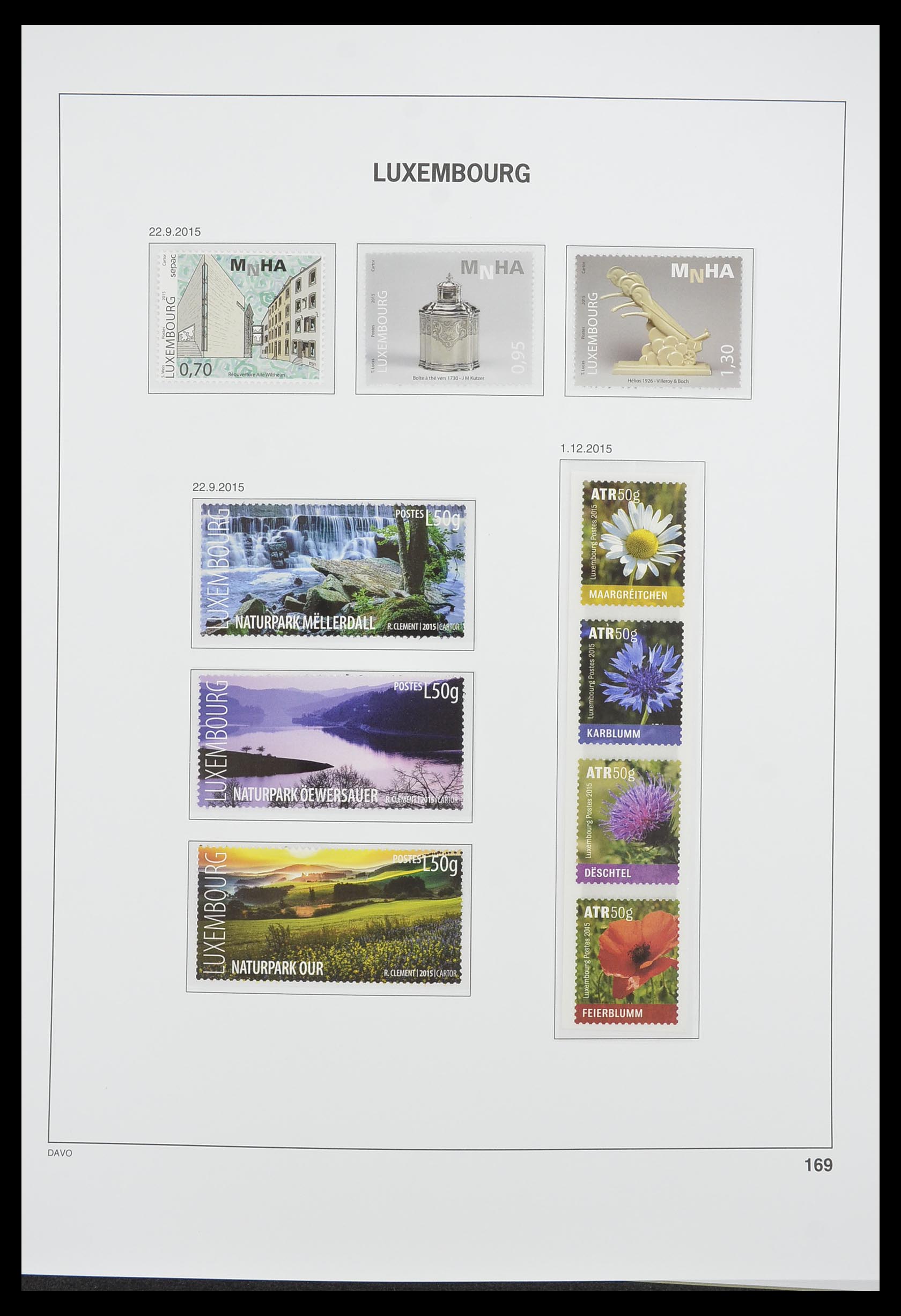 33774 225 - Stamp collection 33774 Luxembourg 1852-2018!