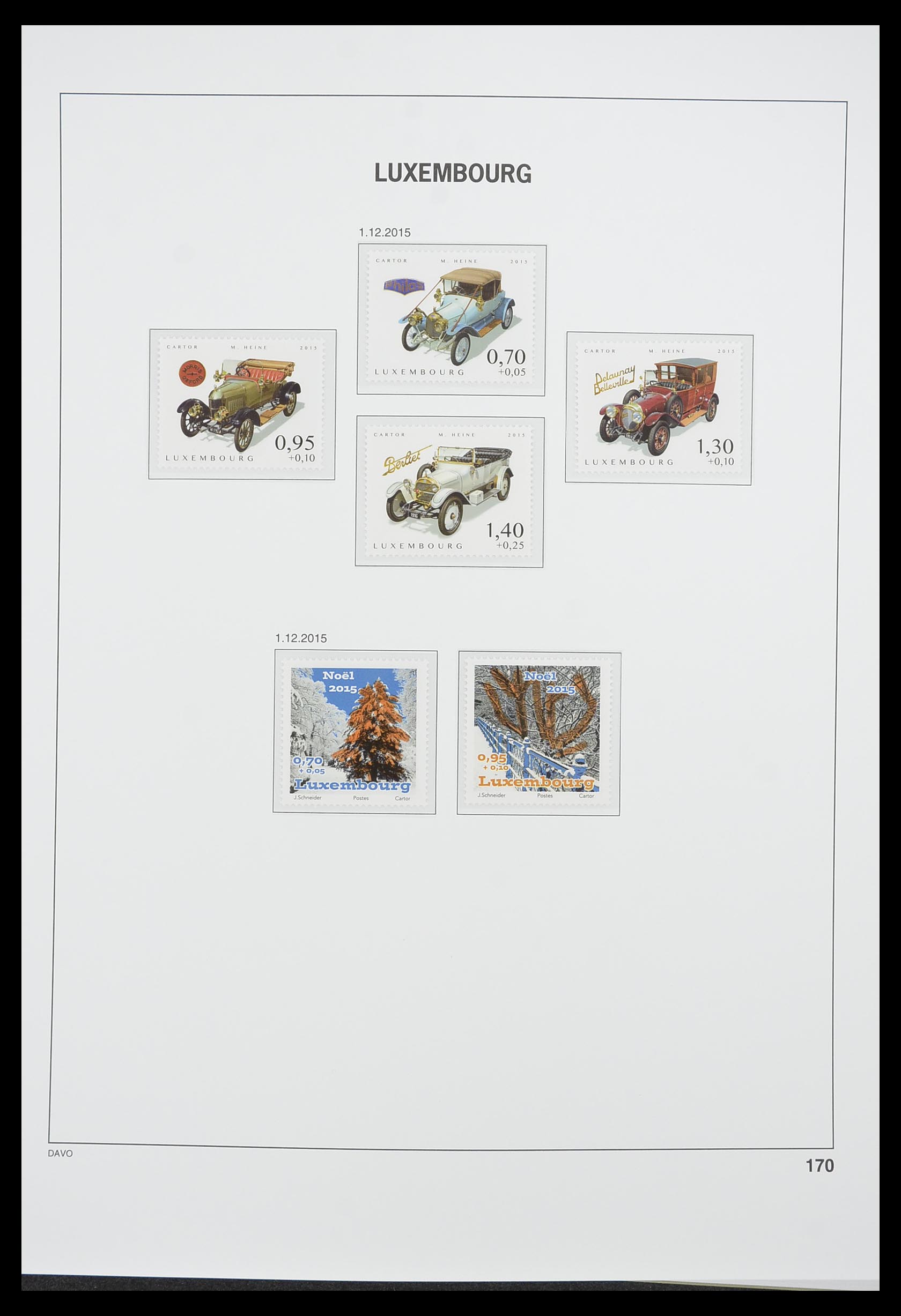 33774 226 - Postzegelverzameling 33774 Luxemburg 1852-2018!