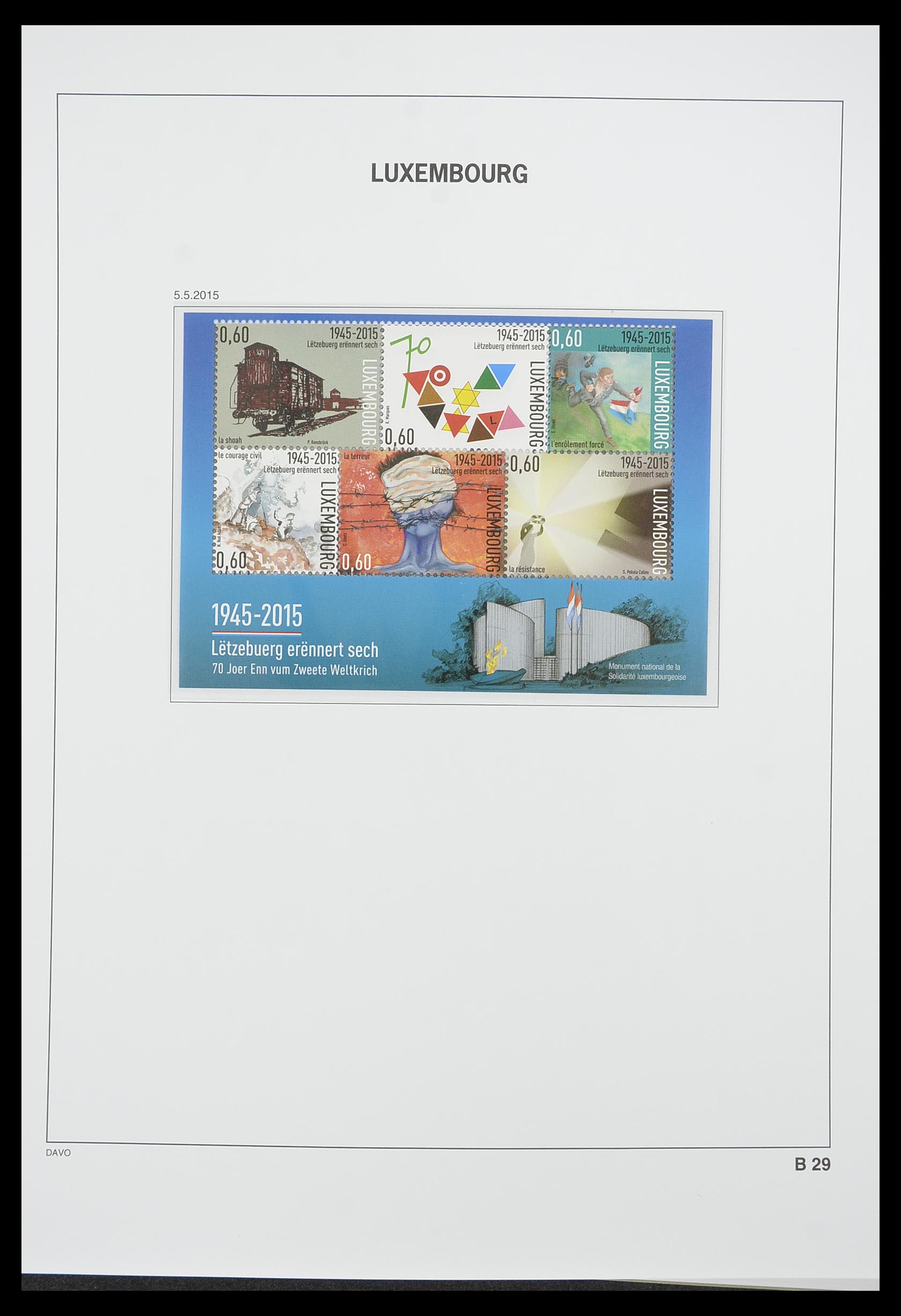 33774 228 - Postzegelverzameling 33774 Luxemburg 1852-2018!