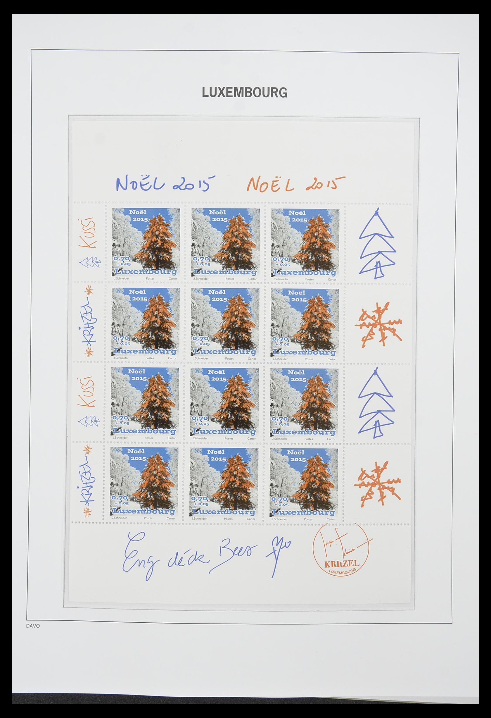 33774 229 - Postzegelverzameling 33774 Luxemburg 1852-2018!
