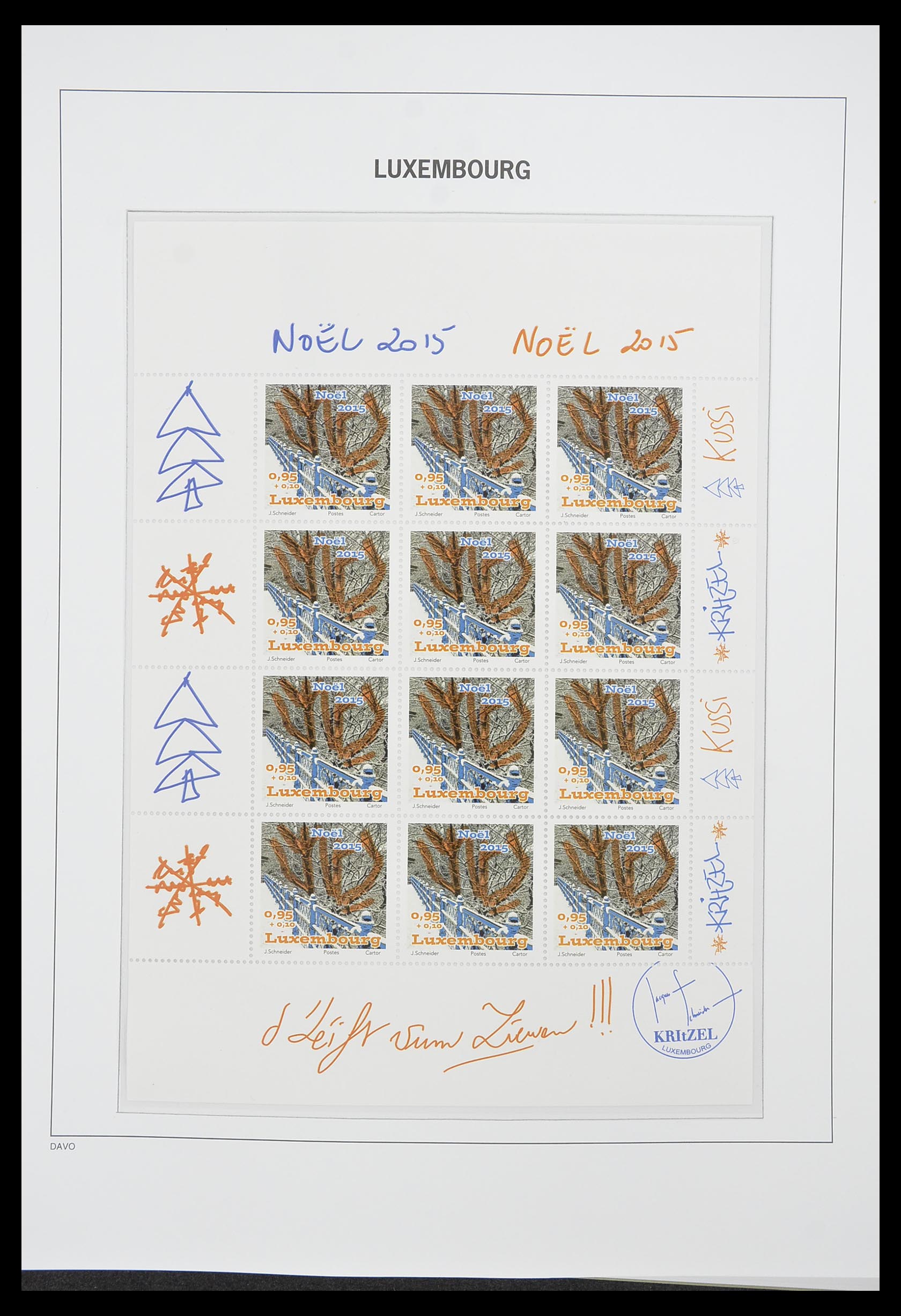 33774 230 - Postzegelverzameling 33774 Luxemburg 1852-2018!