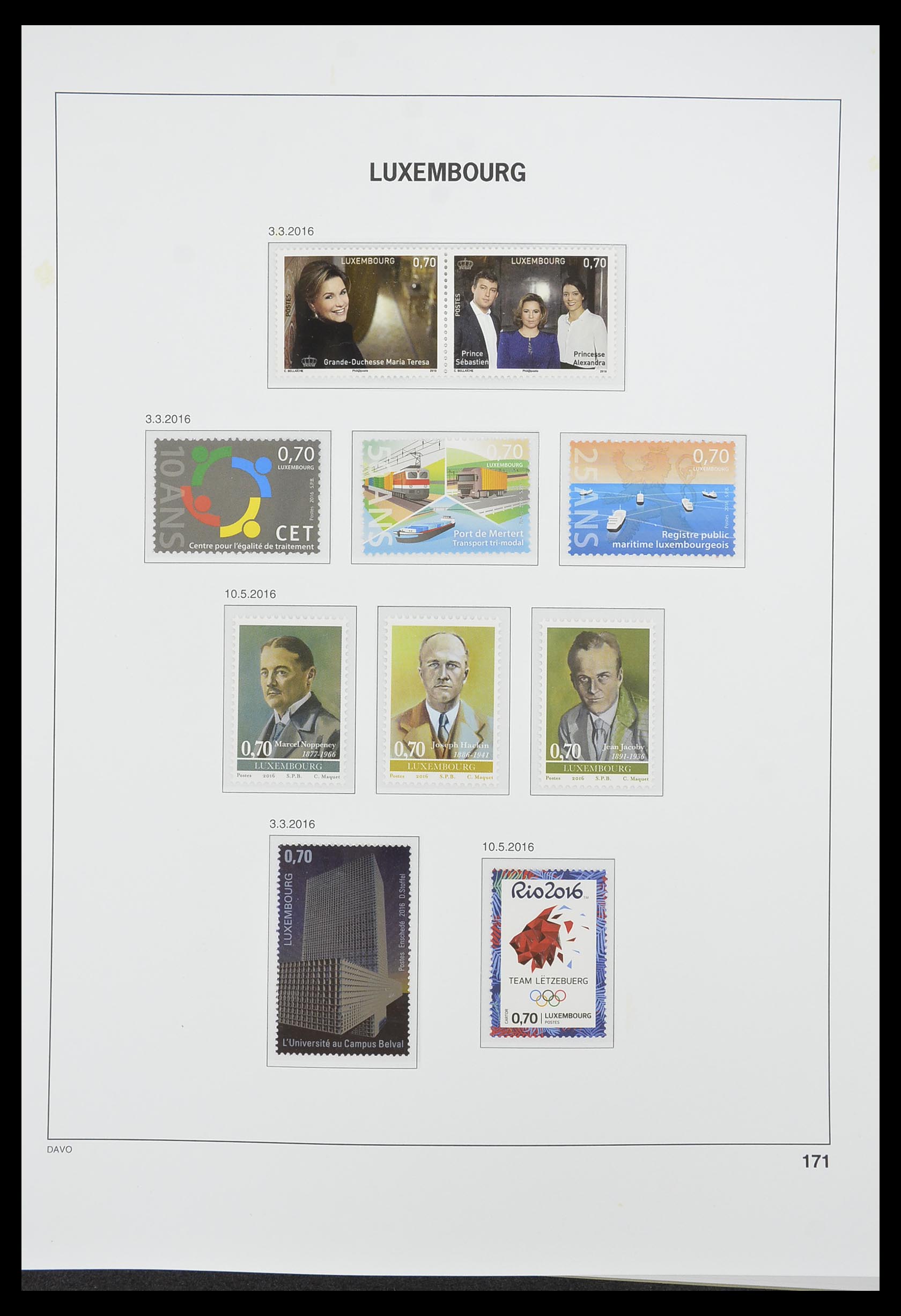 33774 231 - Postzegelverzameling 33774 Luxemburg 1852-2018!