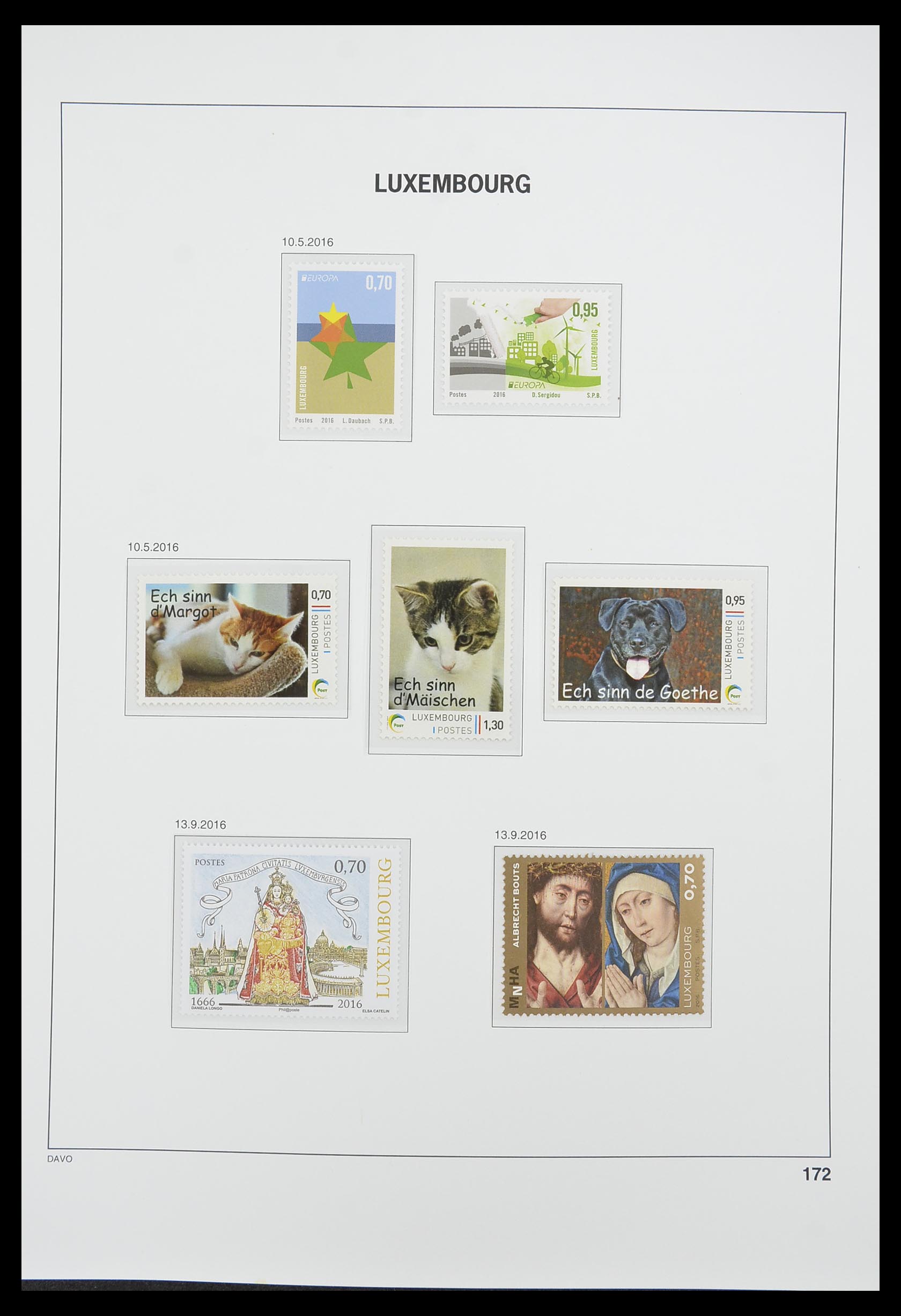 33774 232 - Postzegelverzameling 33774 Luxemburg 1852-2018!